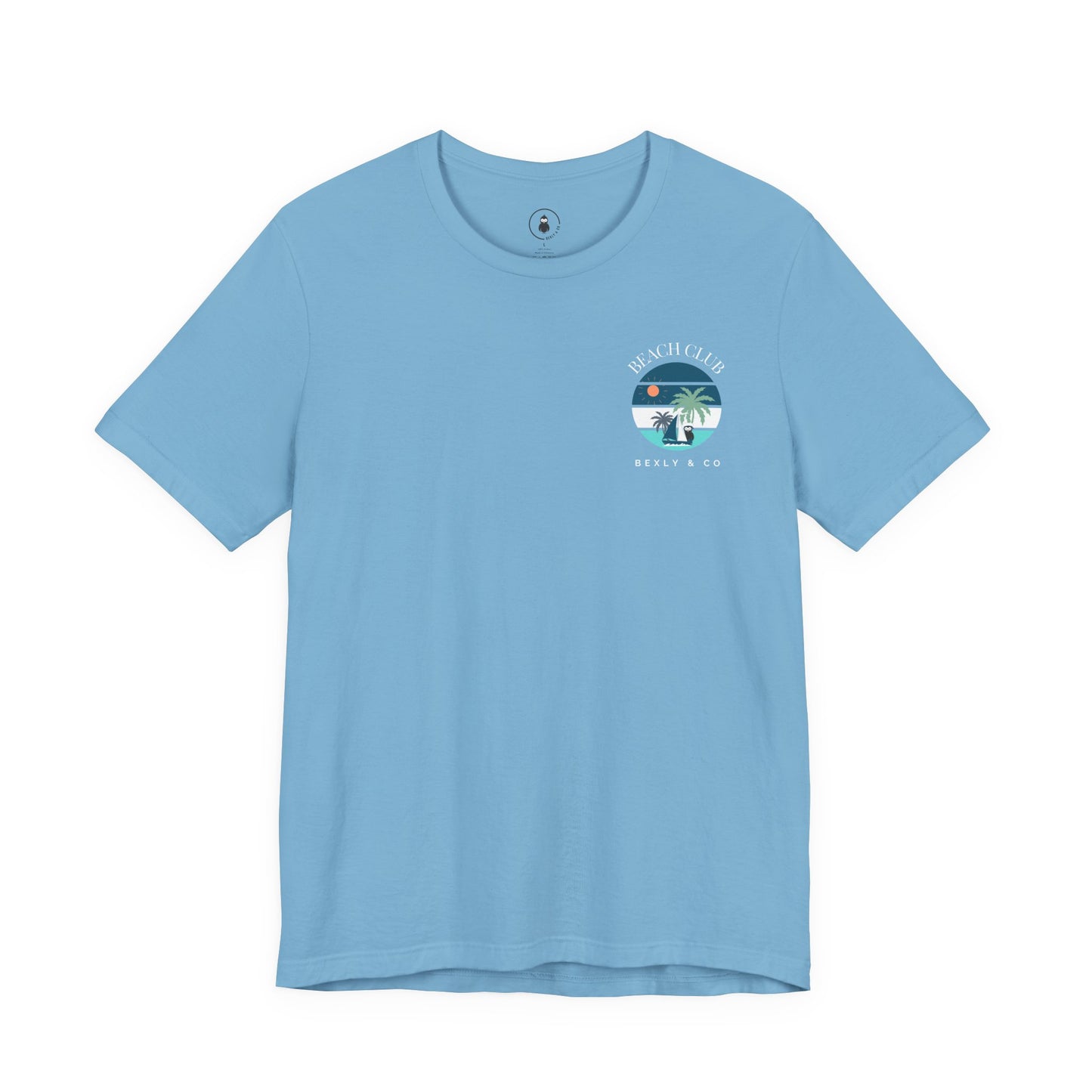 Beach Club Graphic Tee | Summer Vibe T-Shirt, Unisex Casual Wear, Perfect for Beach Days, Gift for Vacation Lovers, Palm Tree Design