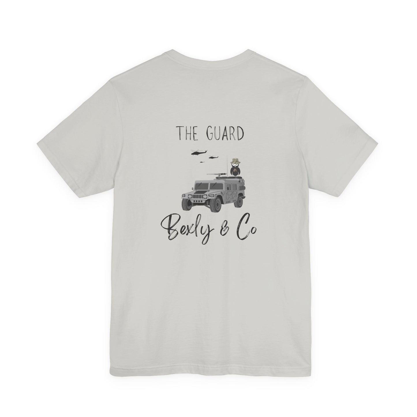 Unisex Short Sleeve Tee - The Guard Design for Adventure Lovers