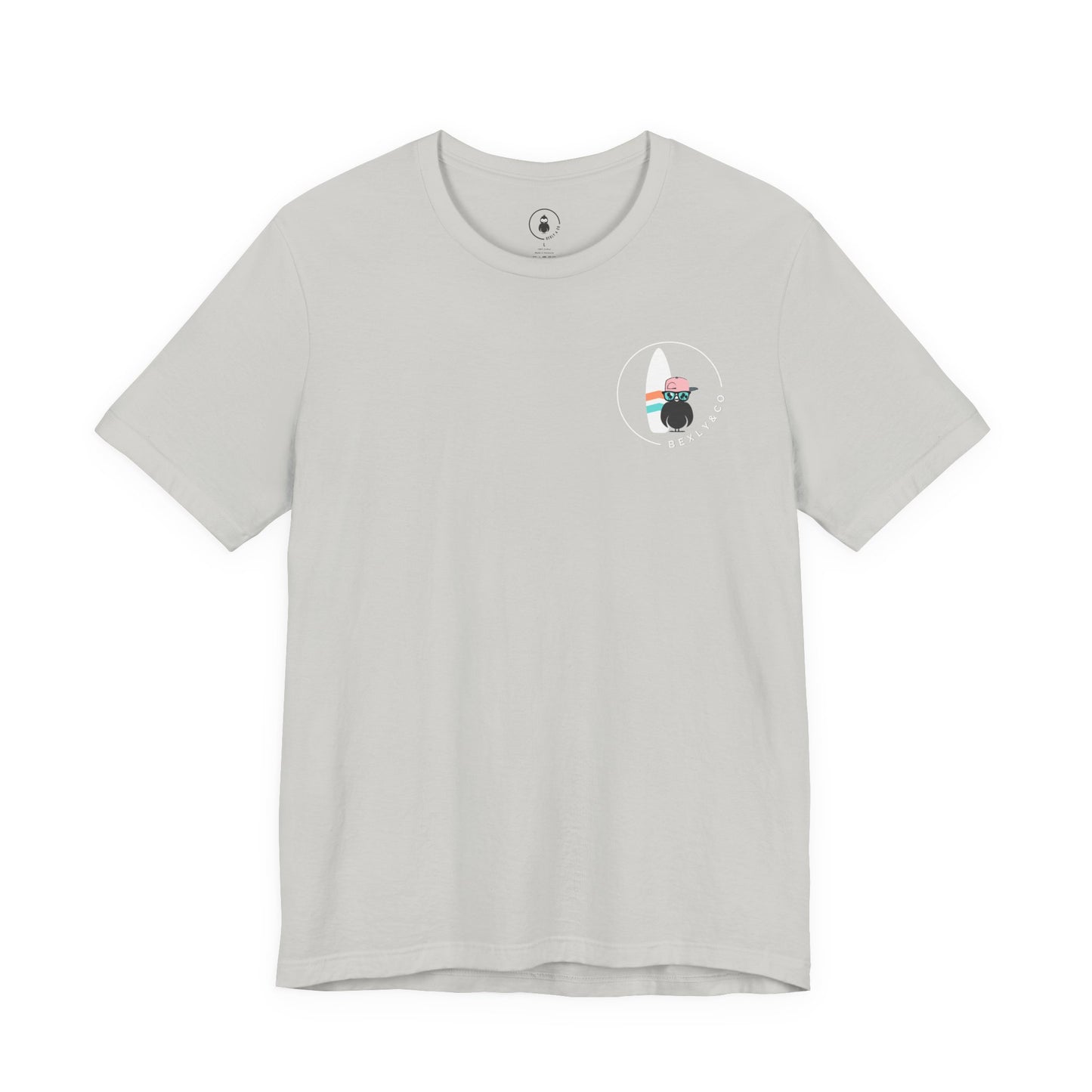 Unisex Stylish Tee- Surfer White Board