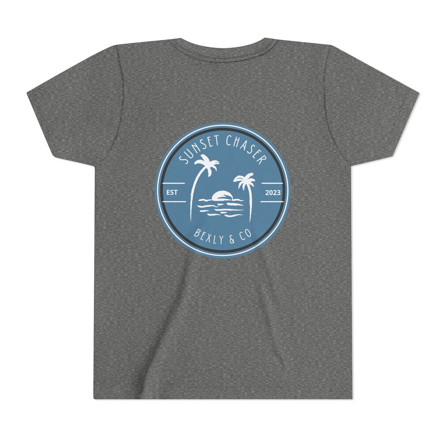 Sunset Chaser Youth Tee, Fun Summer Shirt, Kids Beachwear, Adventure Apparel, Perfect Gift for Little Explorers