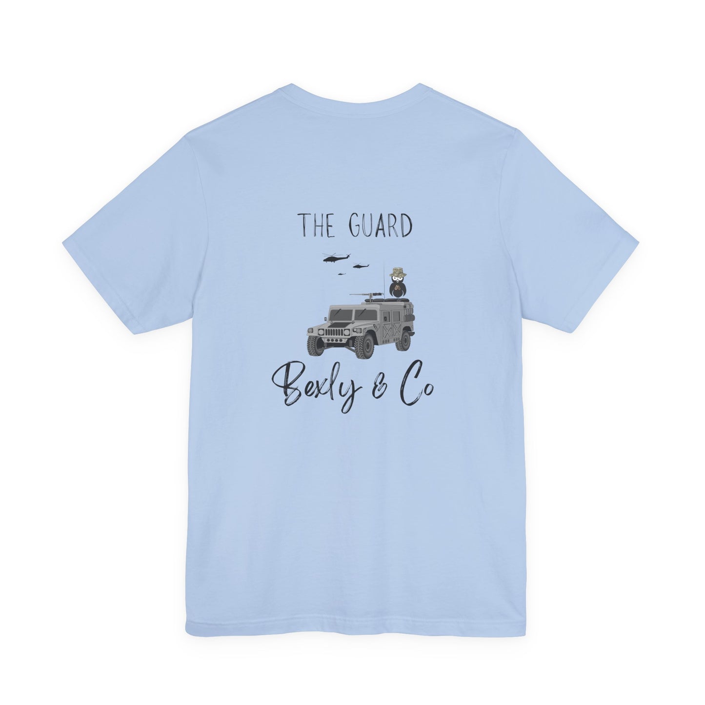 Unisex Short Sleeve Tee - The Guard Design for Adventure Lovers