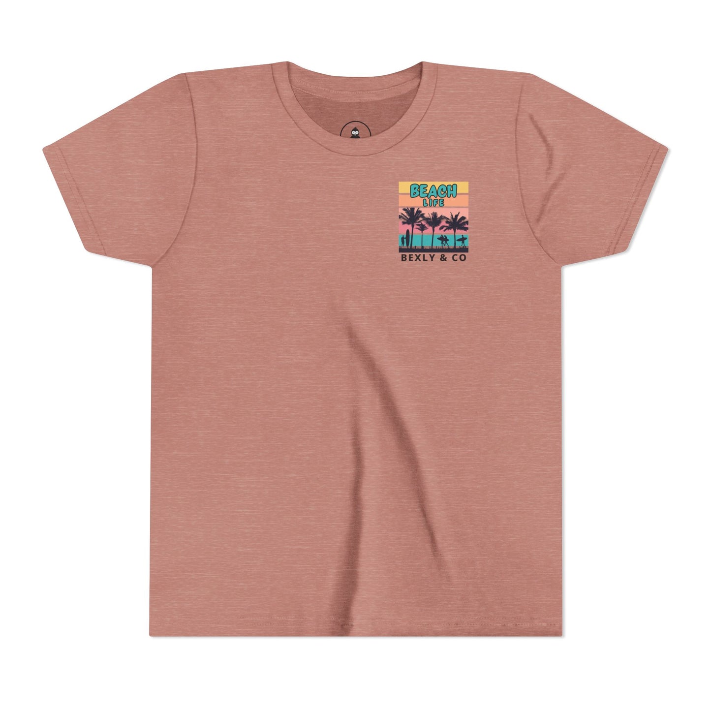 Beach Life Youth Tee, Kids Summer Shirt, Fun Vacation Apparel, Tropical Graphic Tee, Gifts for Young Adventurers