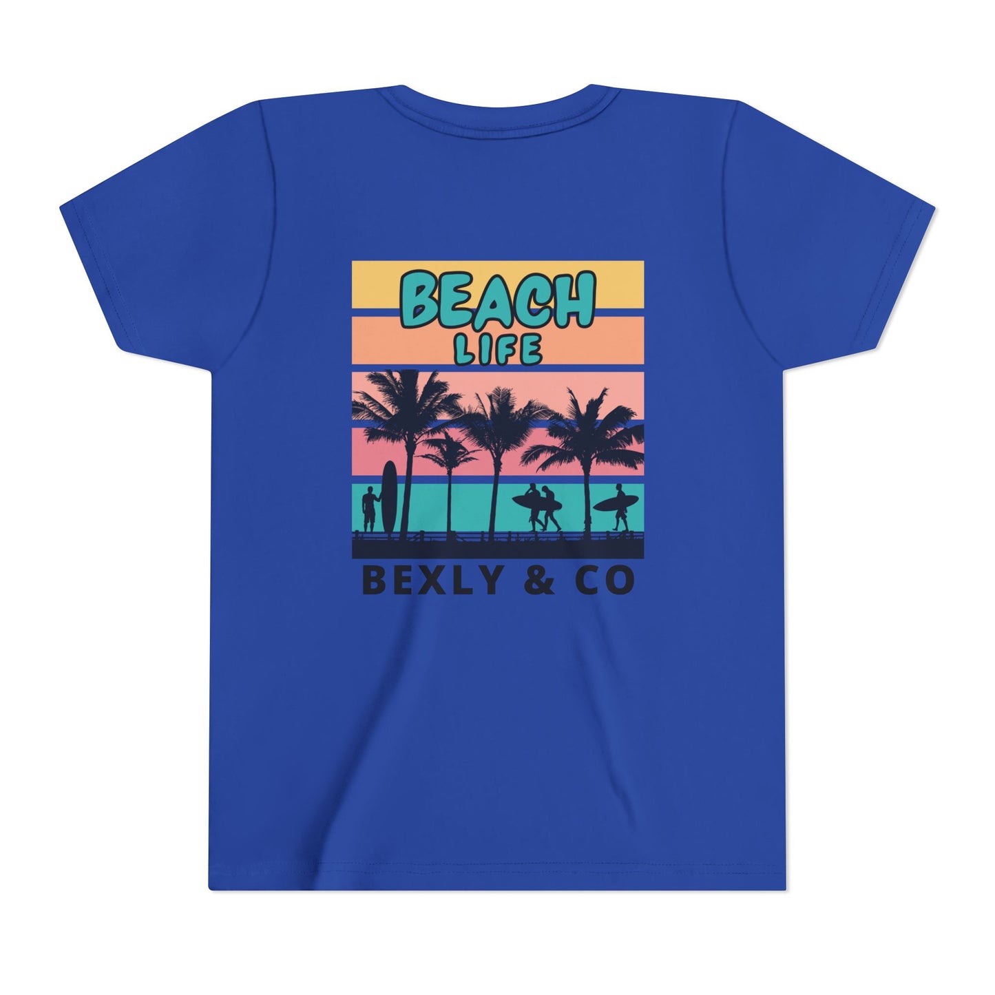 Beach Life Youth Tee, Kids Summer Shirt, Fun Vacation Apparel, Tropical Graphic Tee, Gifts for Young Adventurers
