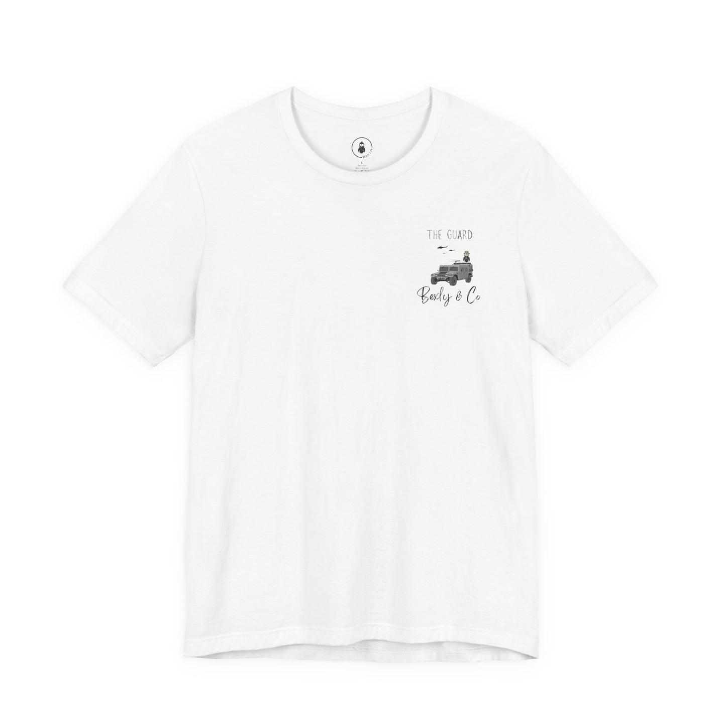 Unisex Short Sleeve Tee - The Guard Design for Adventure Lovers