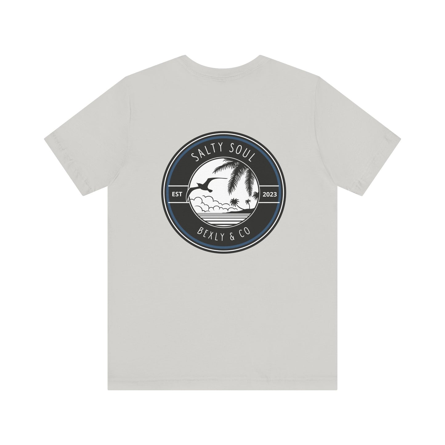 Salty Soul Unisex Tee - Beach Vibes, Summer Casual Wear, Great for Surfing, Gifts for Ocean Lovers, Relaxed Fit