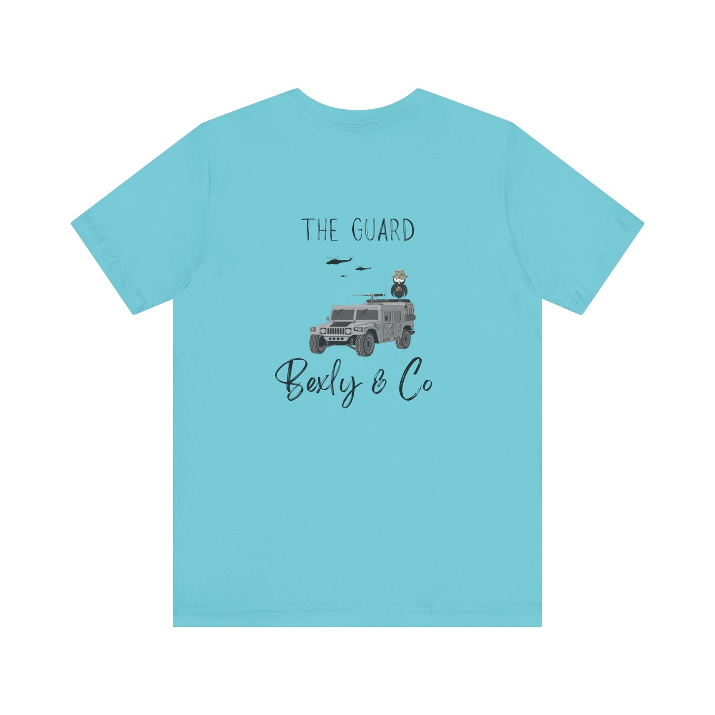 Unisex Short Sleeve Tee - The Guard Design for Adventure Lovers