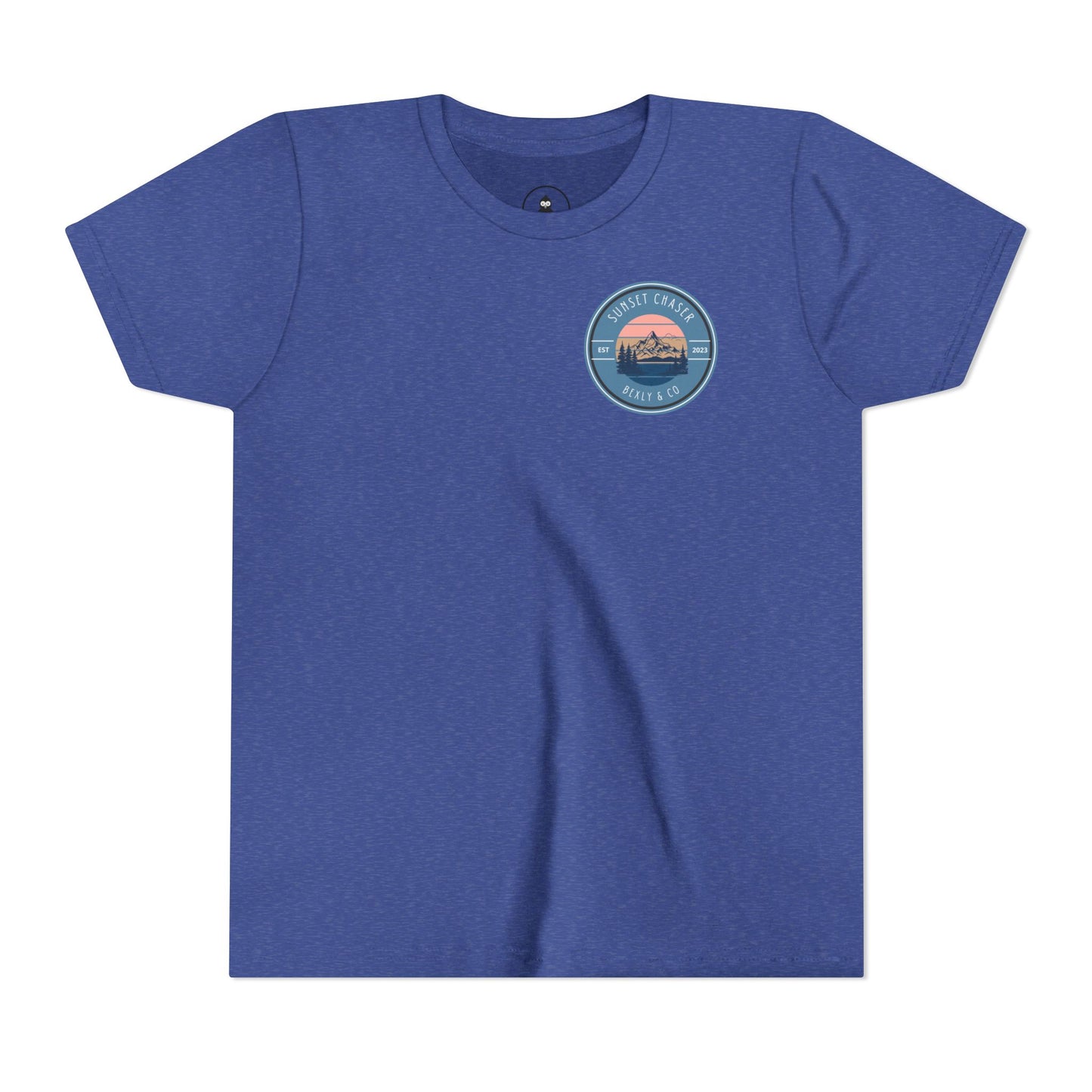 Sunset Chaser Tee, Youth Short Sleeve Shirt for Adventure Lovers, Perfect for Summer, Camping, Outdoor Play, Gifts for Kids