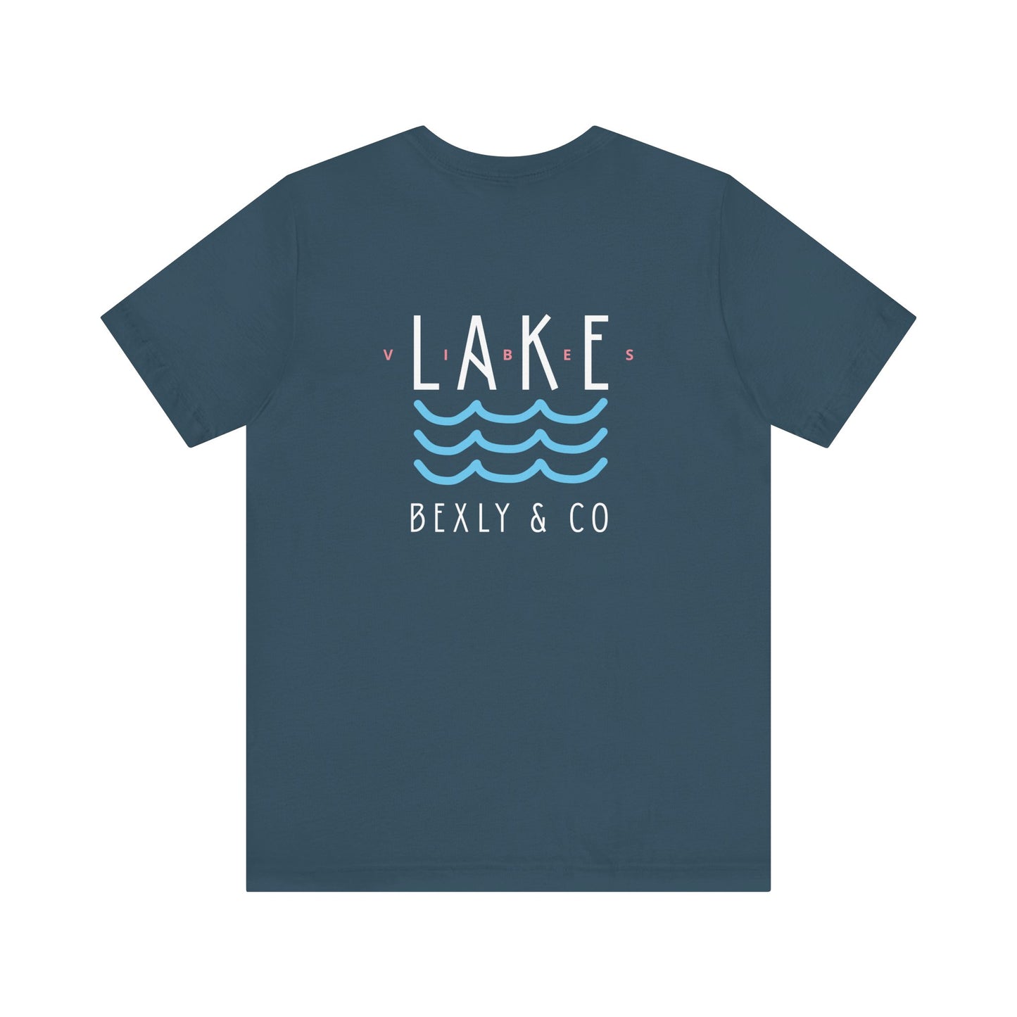 Lake Waves Unisex Tee - Perfect for Lake Days, Casual Outfits, Gifts, Summer Vacations, Coastal Vibes