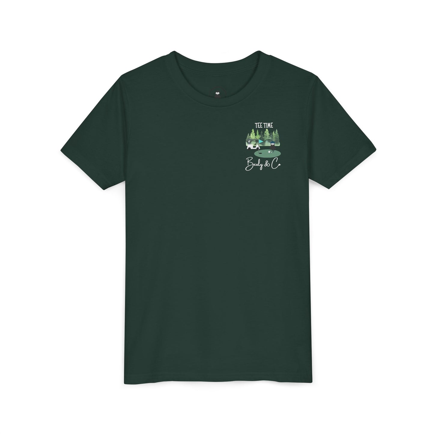 Youth Golf Cart Tee - Fun Short Sleeve T-Shirt for Kids