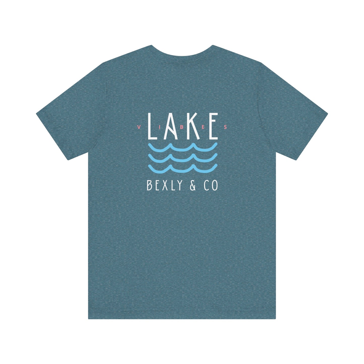 Lake Waves Unisex Tee - Perfect for Lake Days, Casual Outfits, Gifts, Summer Vacations, Coastal Vibes