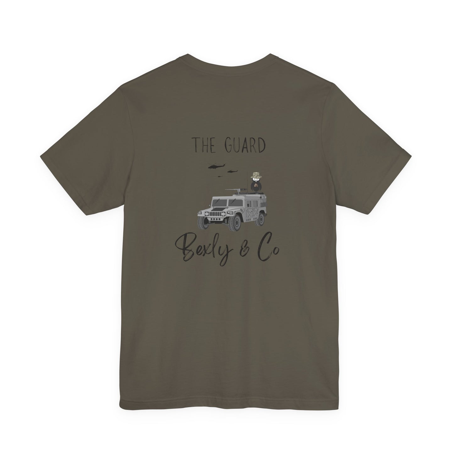 Unisex Short Sleeve Tee - The Guard Design for Adventure Lovers