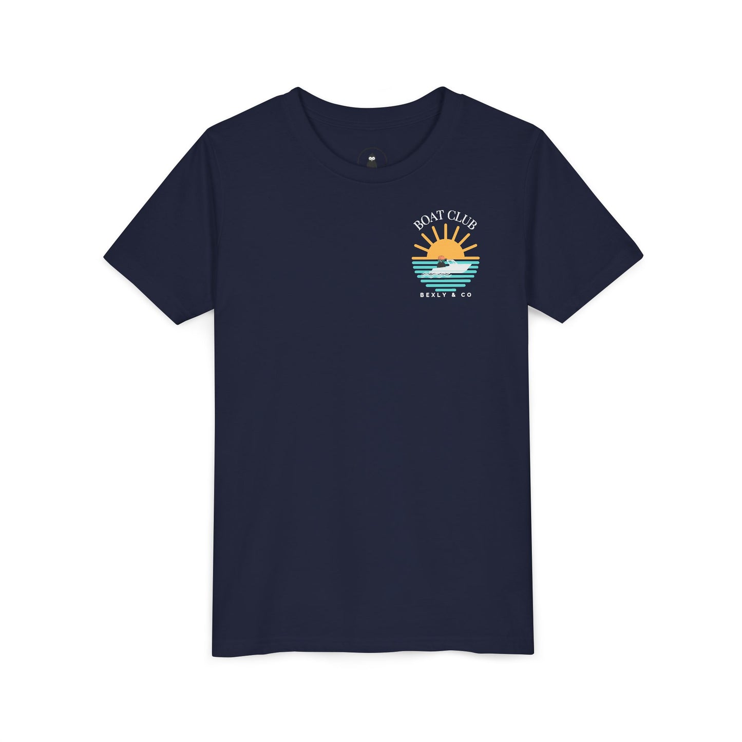 Youth Boat Club Short Sleeve Tee - Sunset Vibes T-Shirt for Young Adventurers
