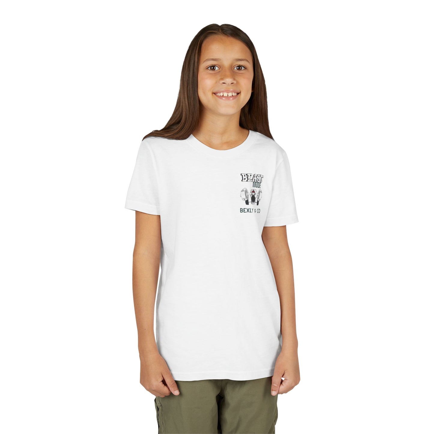 Beast Mode Youth Short Sleeve Tee | Fun & Active Kids Shirt for Fitness Lovers