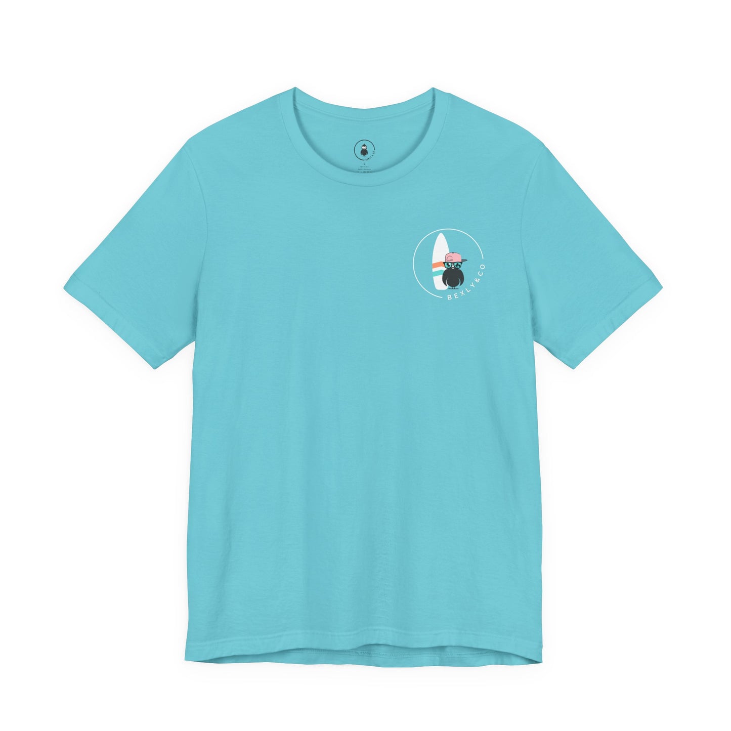 Unisex Stylish Tee- Surfer White Board
