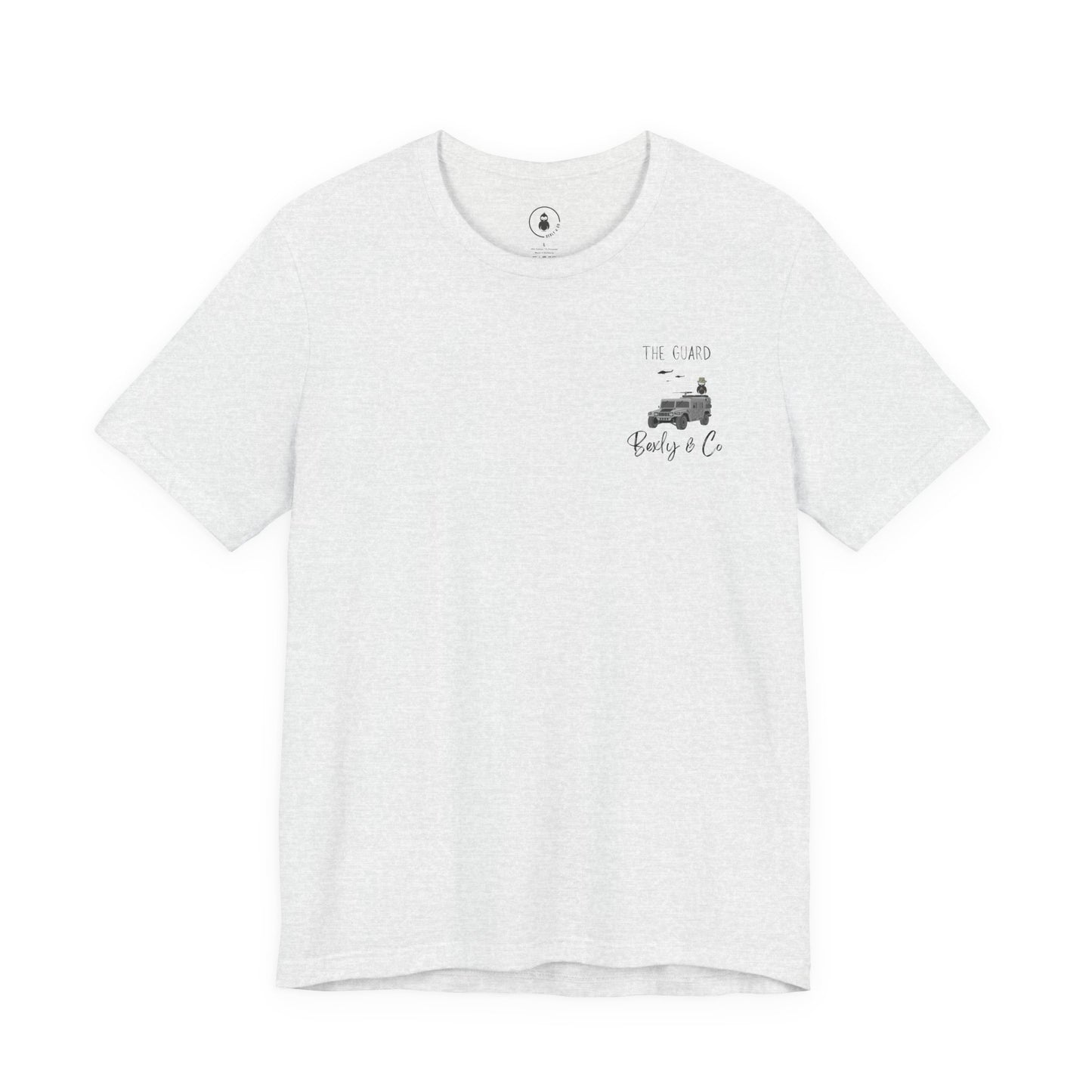Unisex Short Sleeve Tee - The Guard Design for Adventure Lovers
