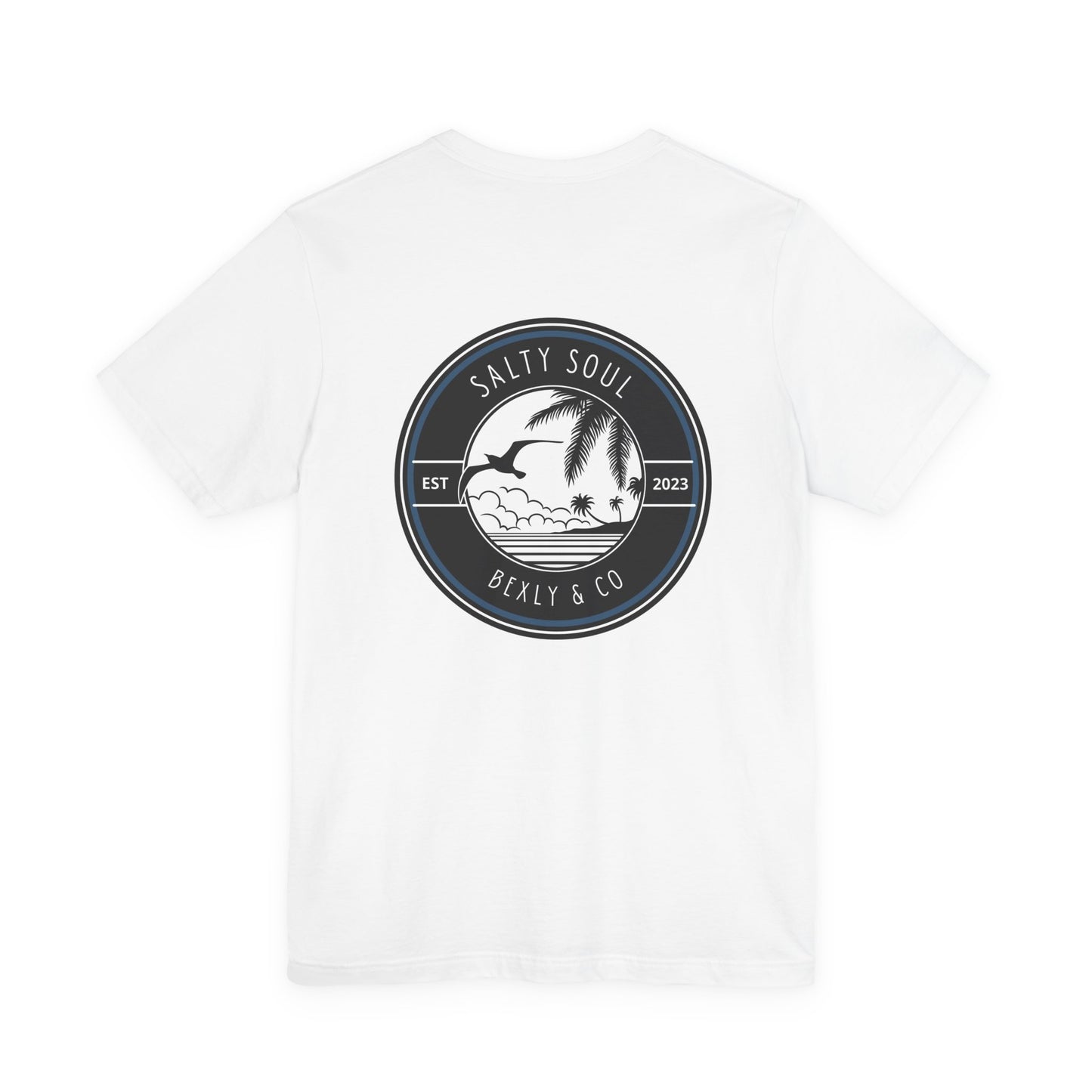 Salty Soul Unisex Tee - Beach Vibes, Summer Casual Wear, Great for Surfing, Gifts for Ocean Lovers, Relaxed Fit