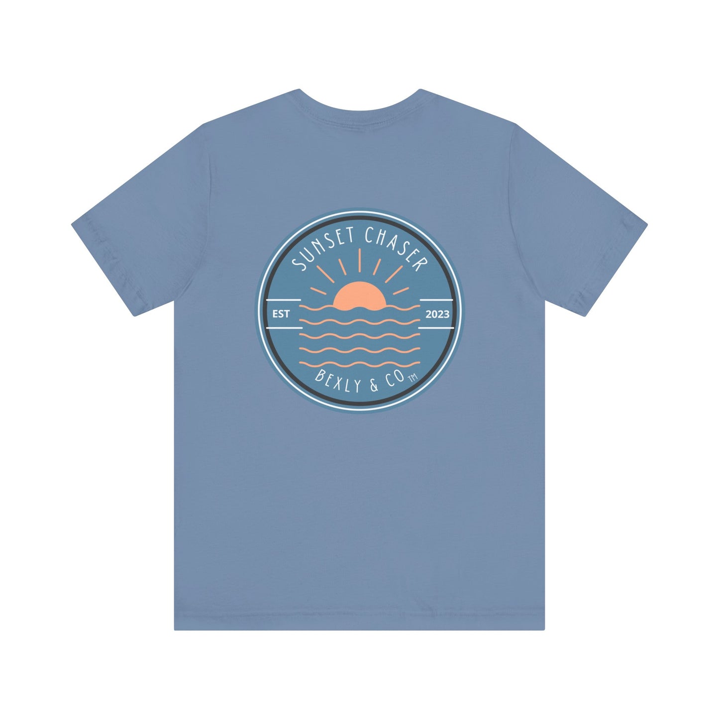 Coastal Sunset Tee, Beachwear, Summer Shirt, Vacation Top, Casual Outfit, Gift for Him/Her
