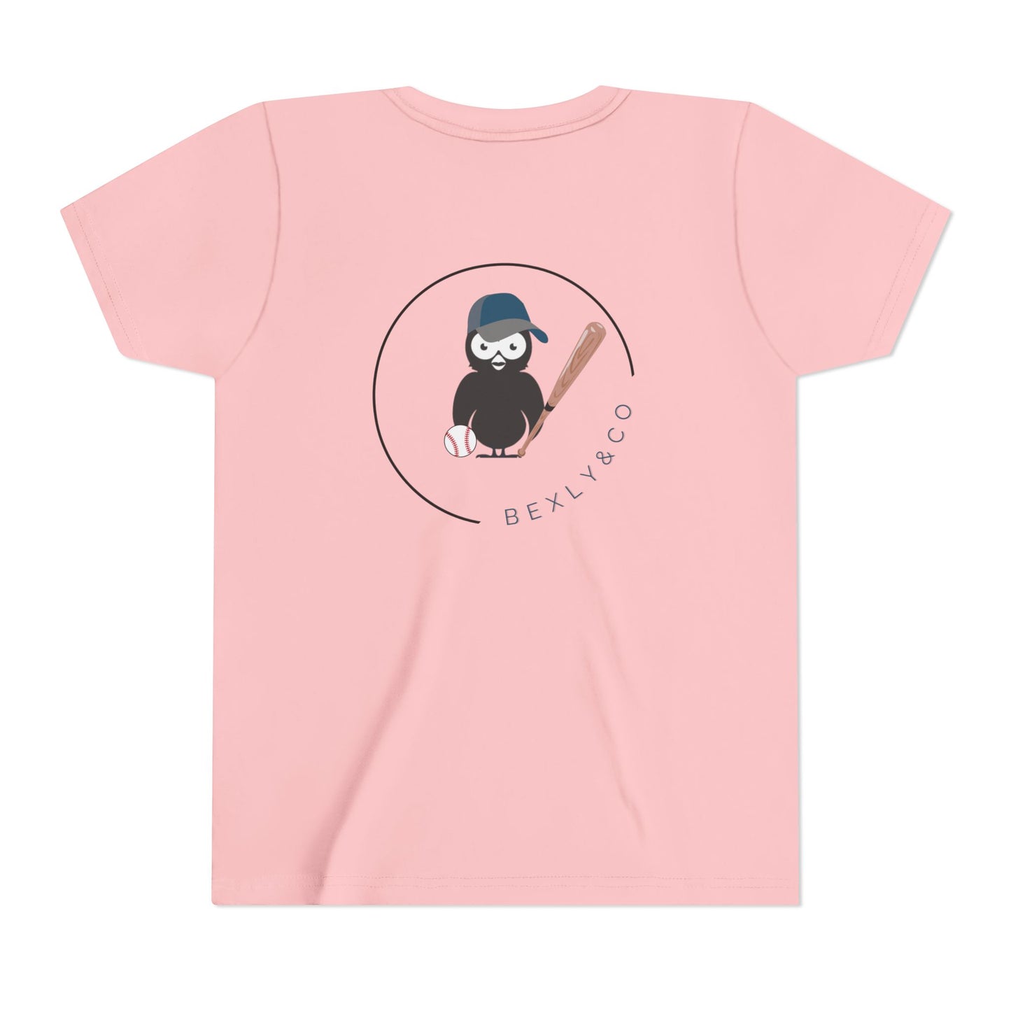 Baseball Youth Tee - Cute Kids Short Sleeve Shirt for Sports Fans
