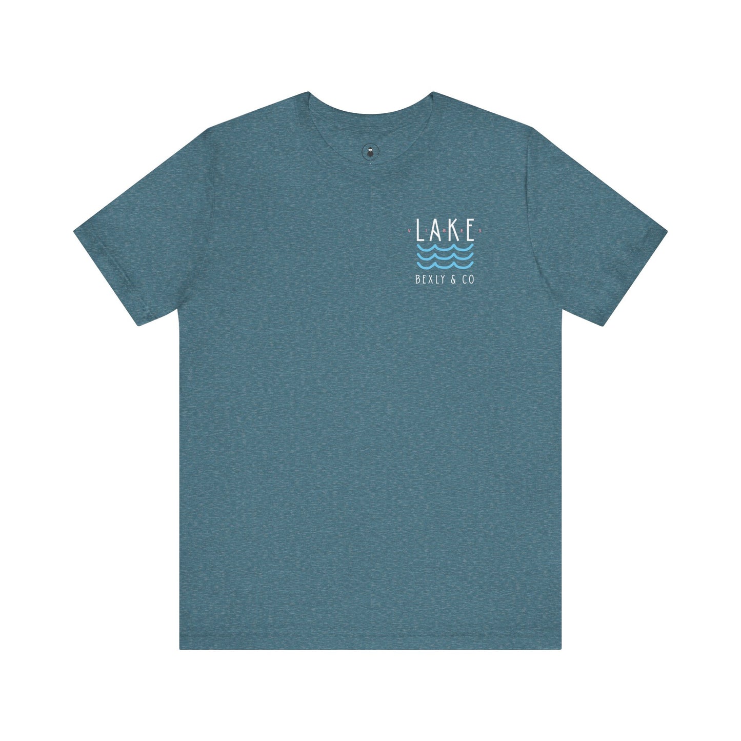 Lake Waves Unisex Tee - Perfect for Lake Days, Casual Outfits, Gifts, Summer Vacations, Coastal Vibes