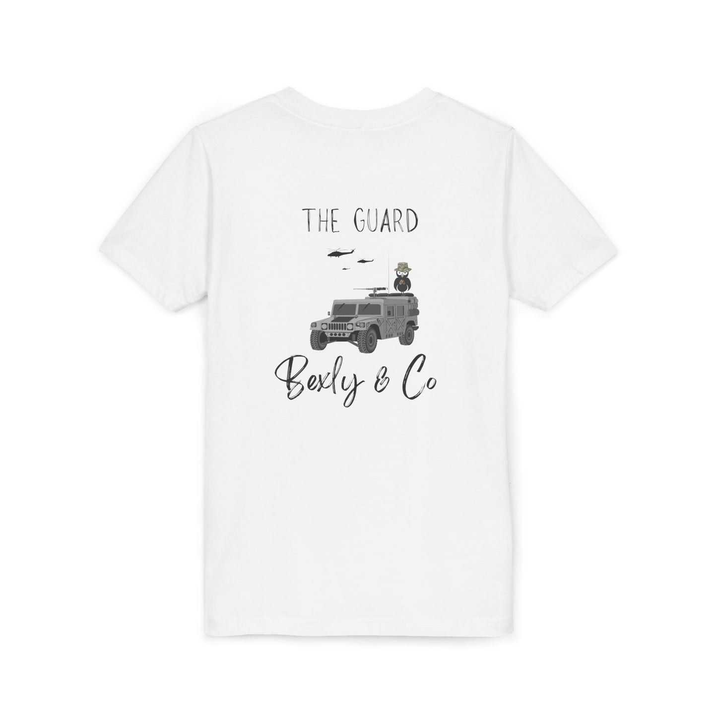 Adventure-Themed Youth Short Sleeve Tee - 'The Guard' Design
