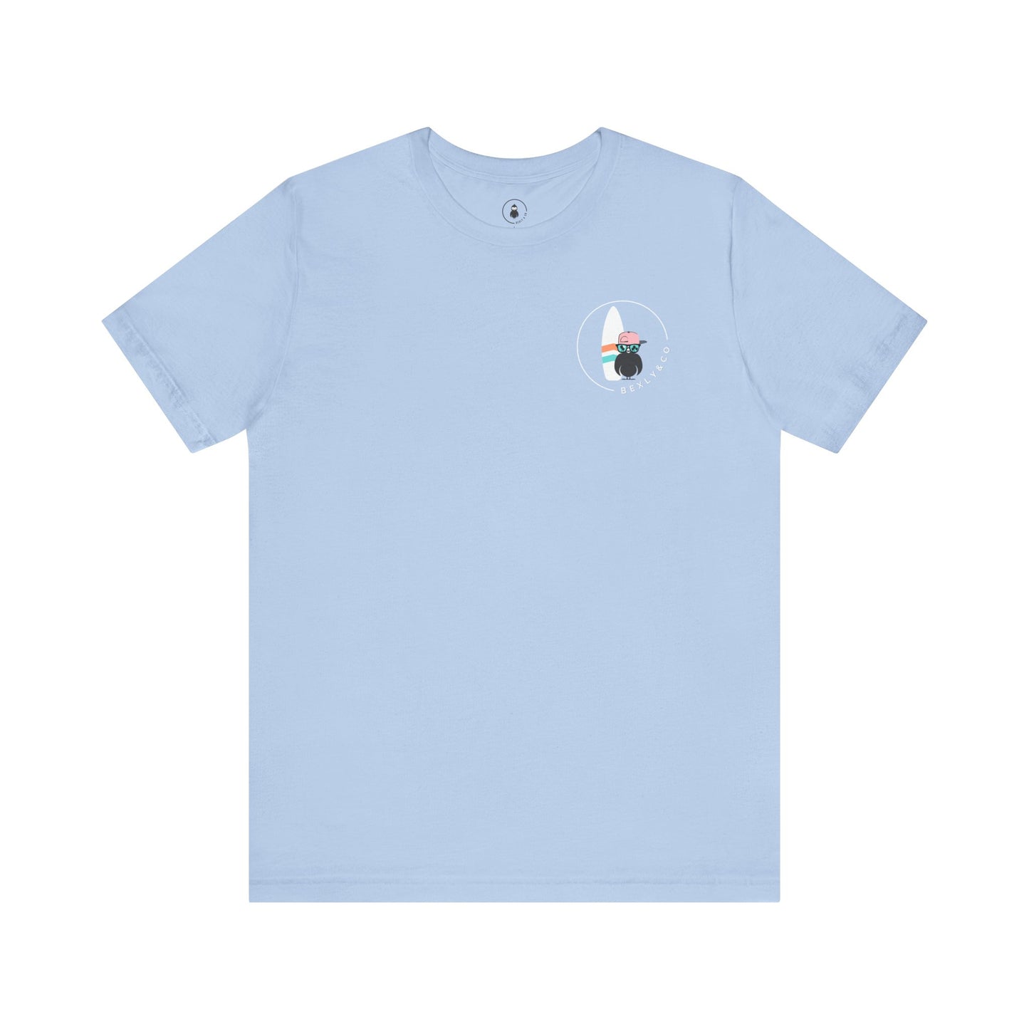 Unisex Stylish Tee- Surfer White Board