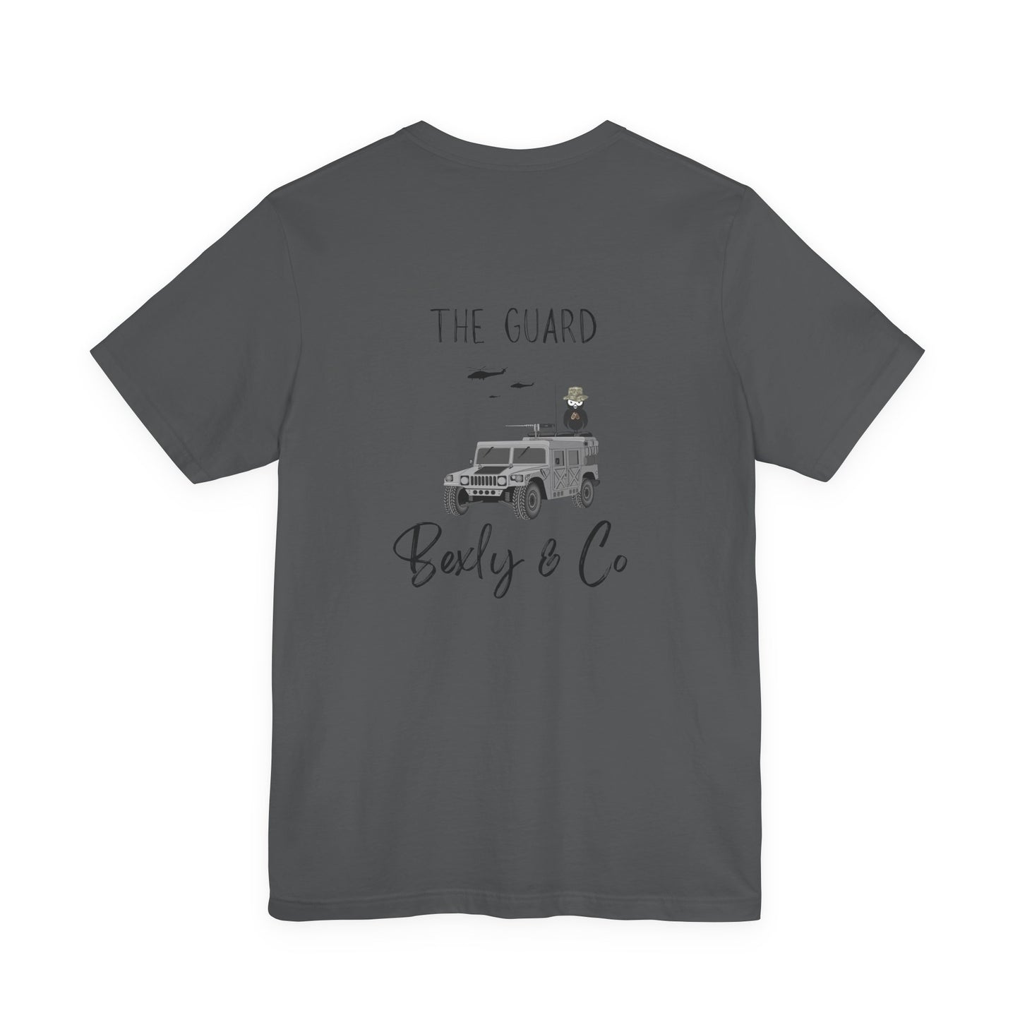 Unisex Short Sleeve Tee - The Guard Design for Adventure Lovers
