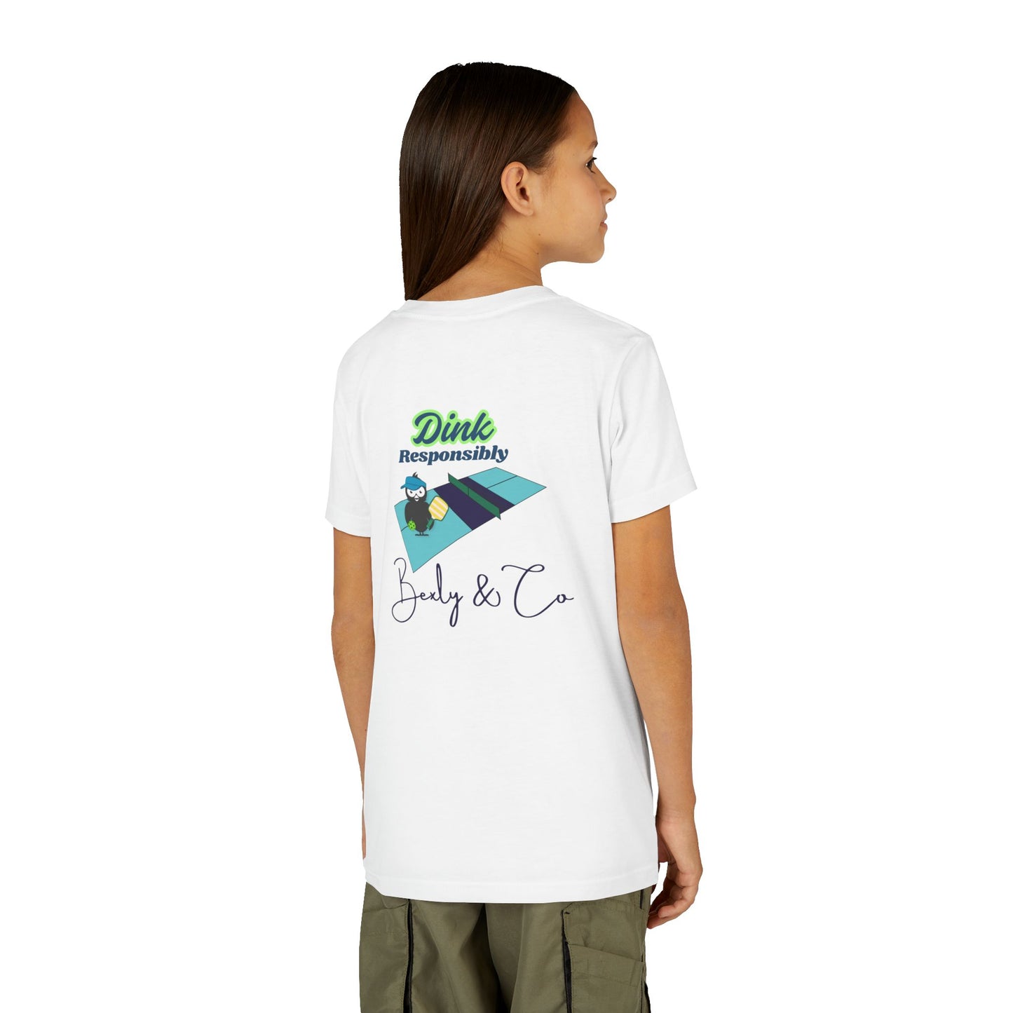 Funny Youth Short Sleeve Tee - 'Dink Responsibly' Design