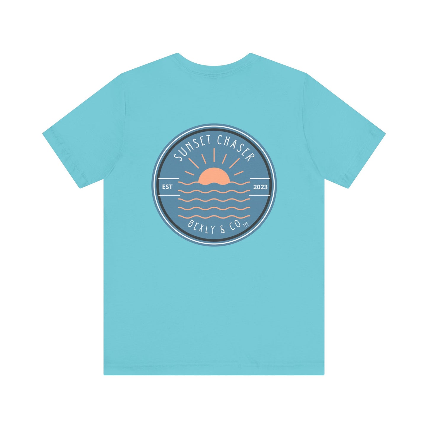 Coastal Sunset Tee, Beachwear, Summer Shirt, Vacation Top, Casual Outfit, Gift for Him/Her