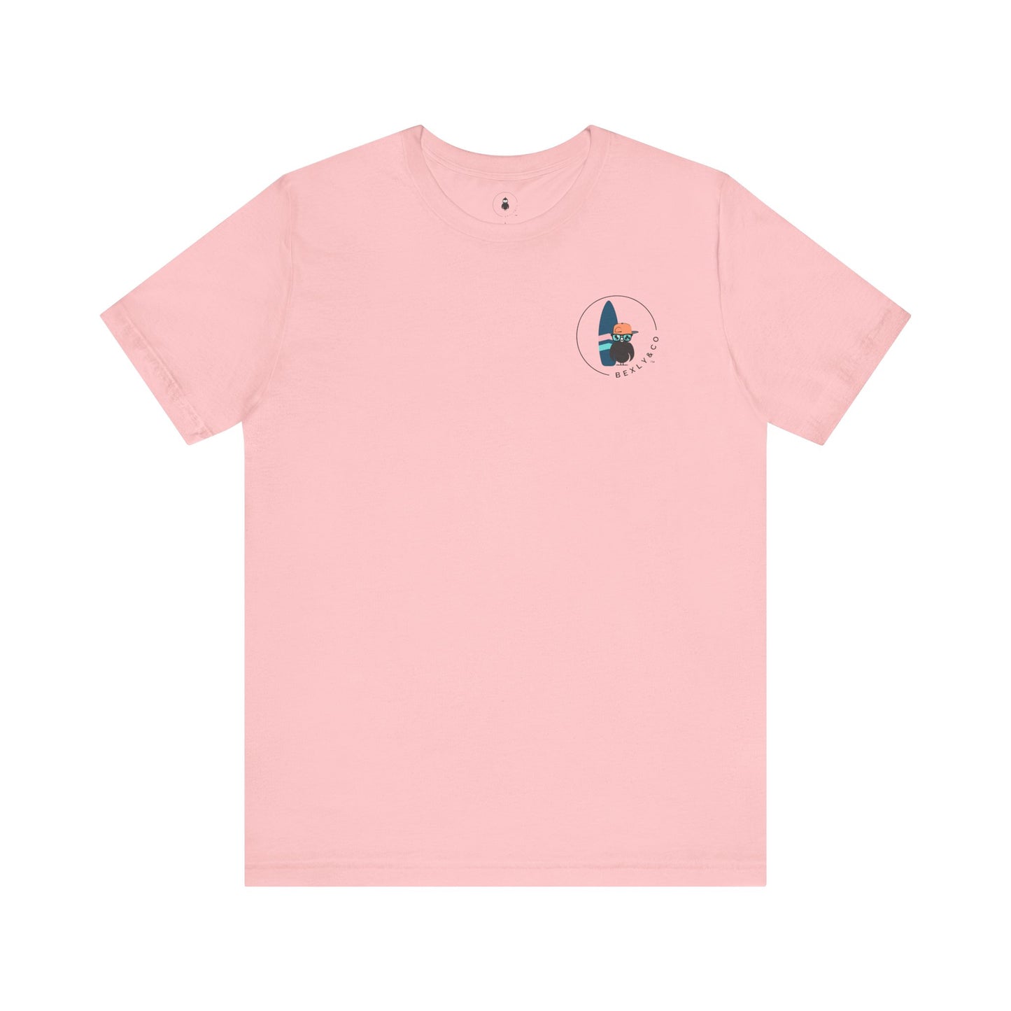 Unisex Stylish Tee- Surfer Blue Board