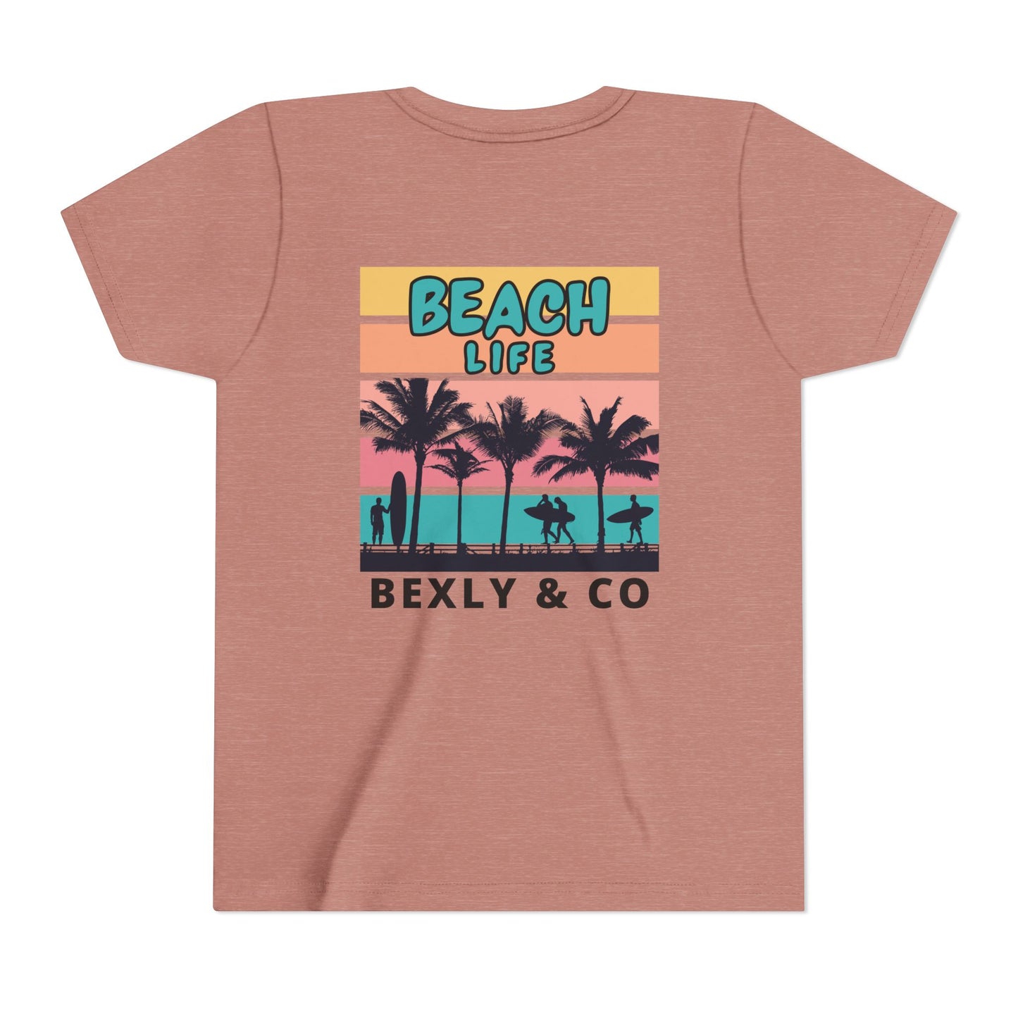 Beach Life Youth Tee, Kids Summer Shirt, Fun Vacation Apparel, Tropical Graphic Tee, Gifts for Young Adventurers