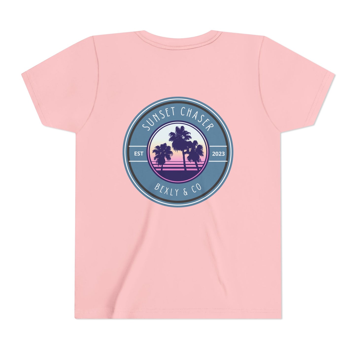 Sunset Chaser Palm Tree Youth Tee | Tropical Vibes, Summer Shirt, Beach Wear, Vacation Outfit, Gift for Kids