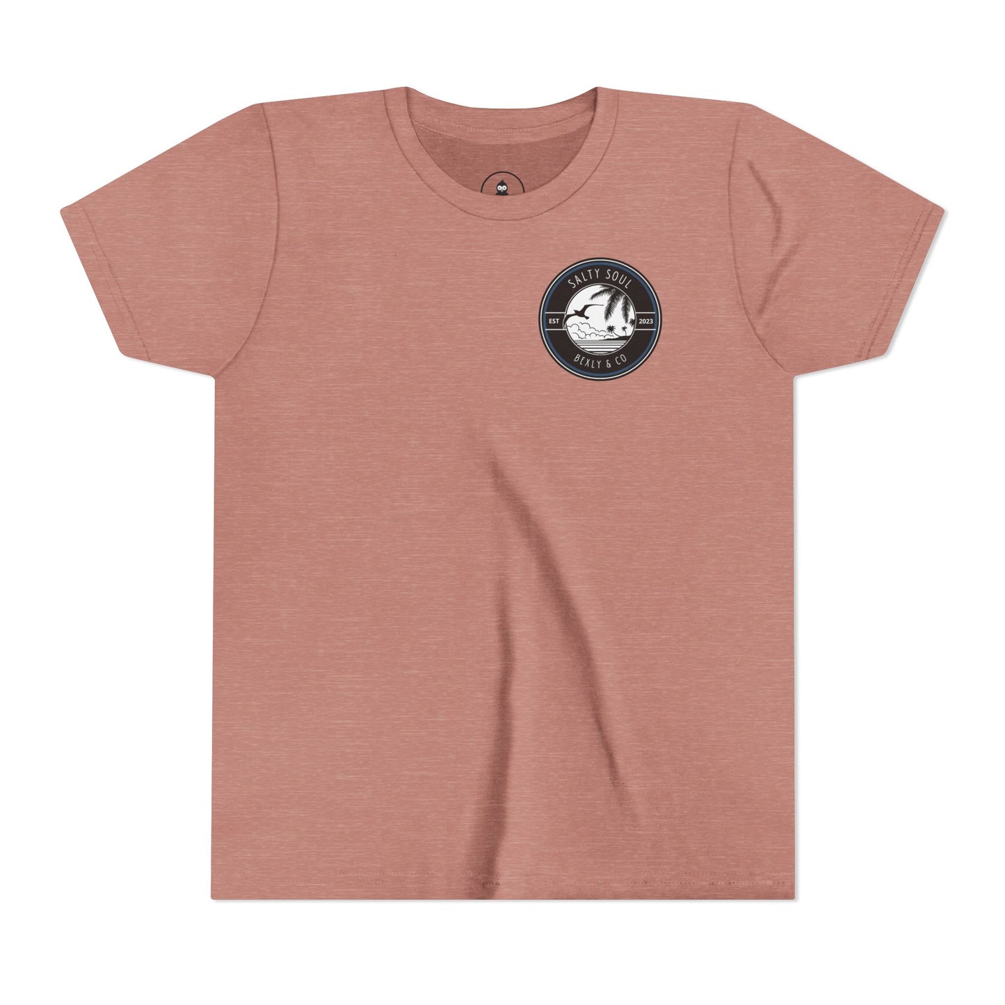 Salty Soul Youth Tee, Beach Vibes Shirt, Summer Fun Top, Kid's Vacation T-Shirt, Family Beach Day Outfit, Outdoor Adventure Wear