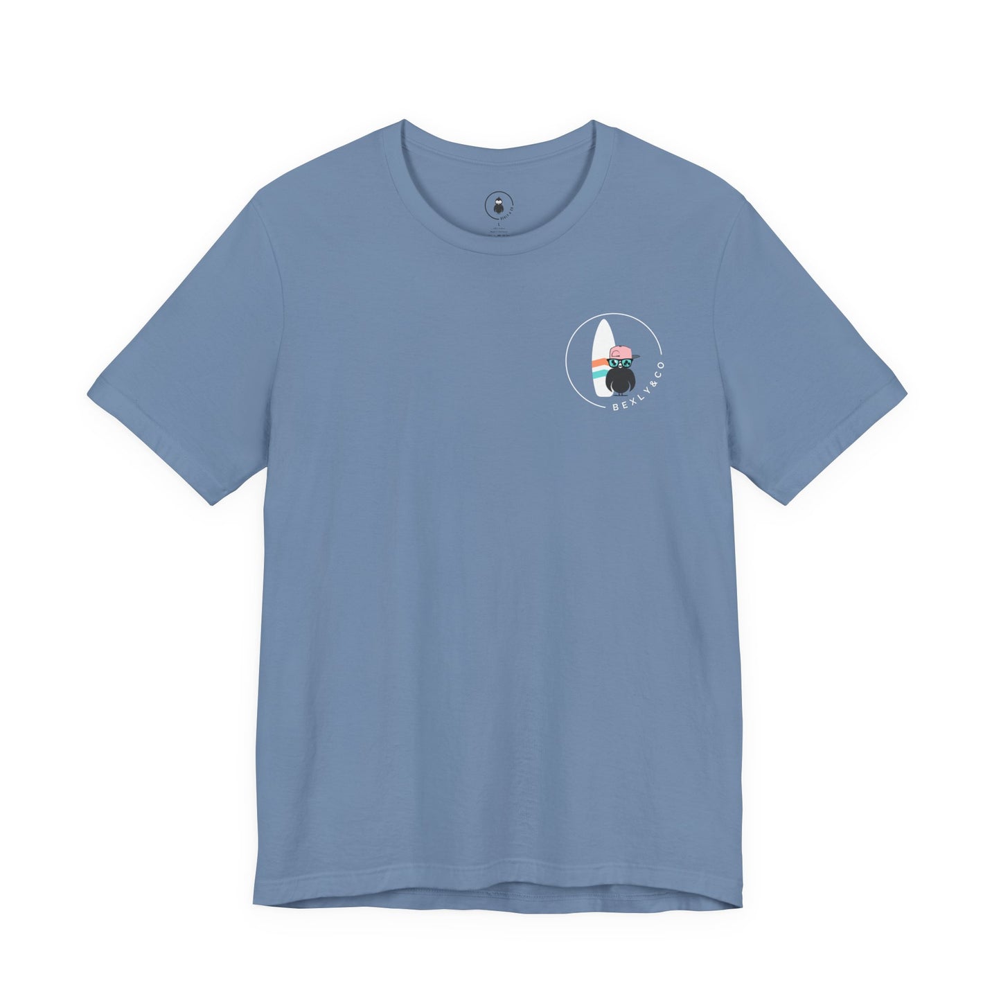 Unisex Stylish Tee- Surfer White Board