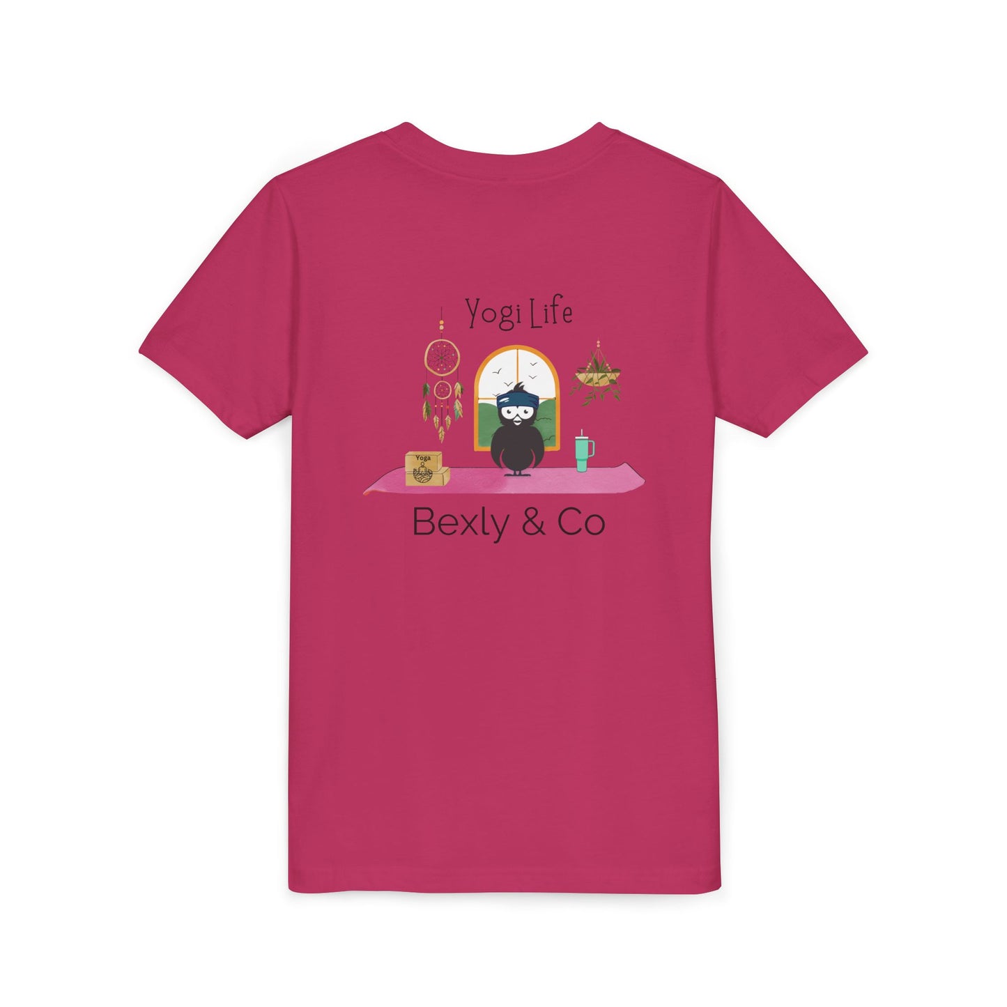 Yogi Life Youth Tee - Cute Design for Young Yogis, Perfect for Relaxation and Everyday Wear