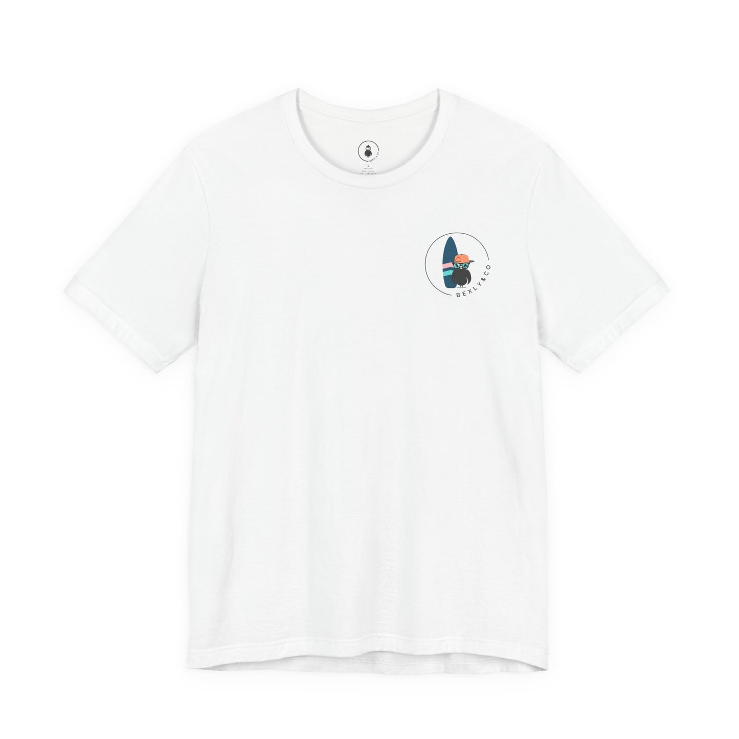 Unisex Stylish Tee- Surfer Blue Board