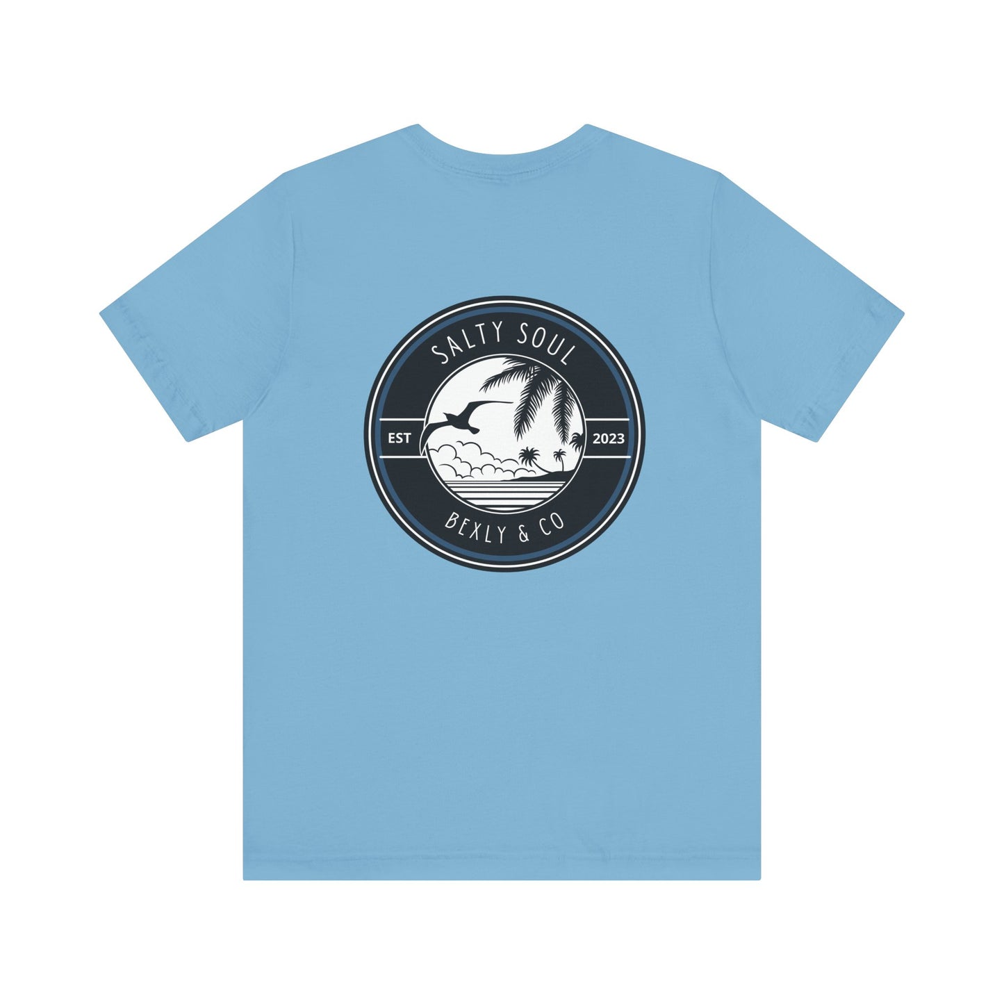 Salty Soul Unisex Tee - Beach Vibes, Summer Casual Wear, Great for Surfing, Gifts for Ocean Lovers, Relaxed Fit