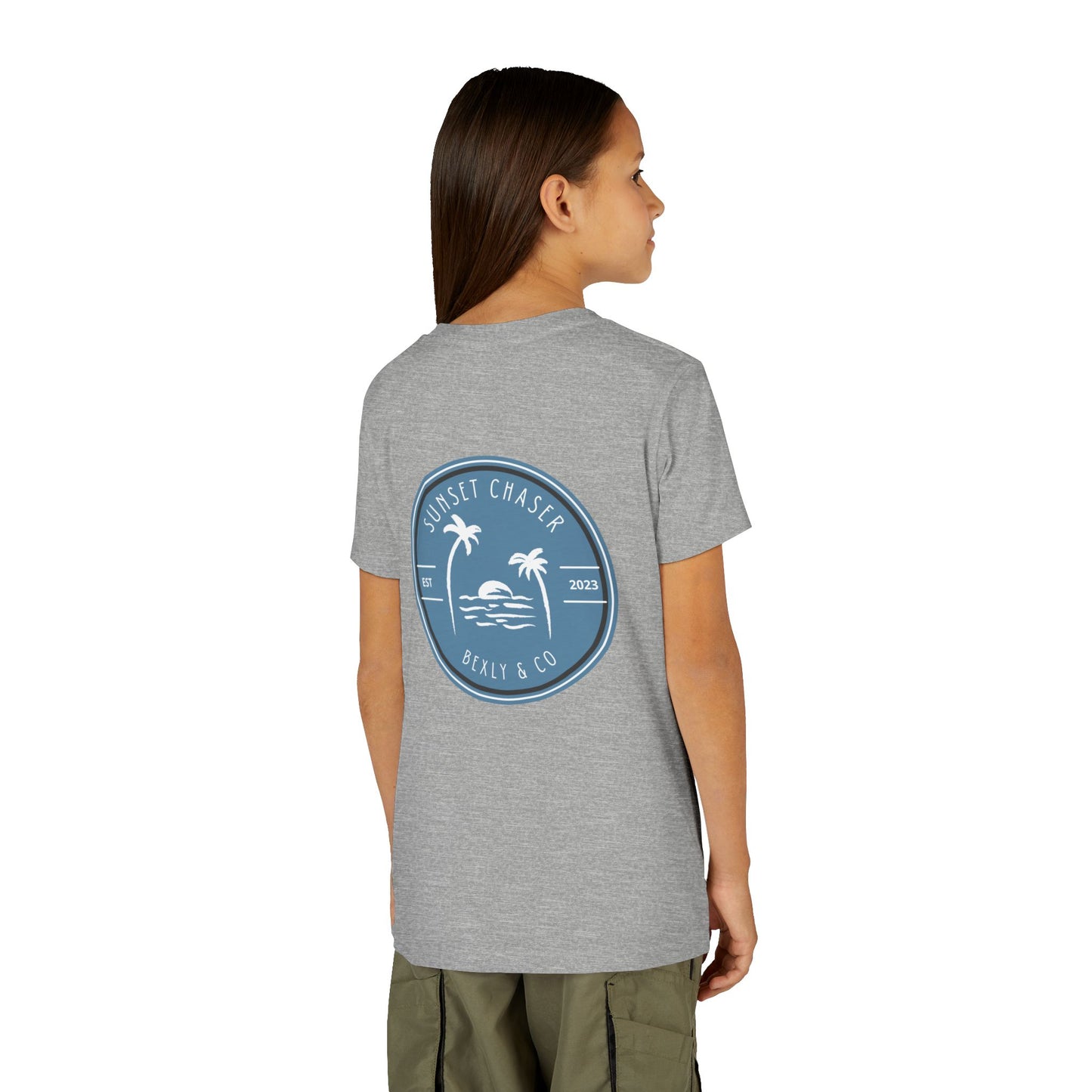 Sunset Chaser Youth Tee, Fun Summer Shirt, Kids Beachwear, Adventure Apparel, Perfect Gift for Little Explorers