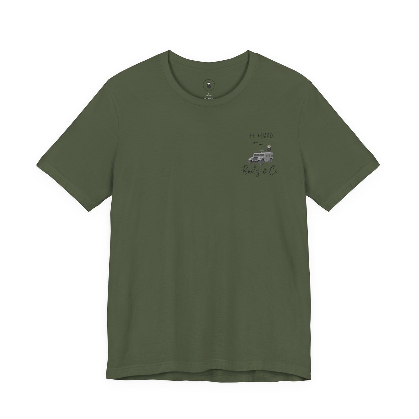 Unisex Short Sleeve Tee - The Guard Design for Adventure Lovers