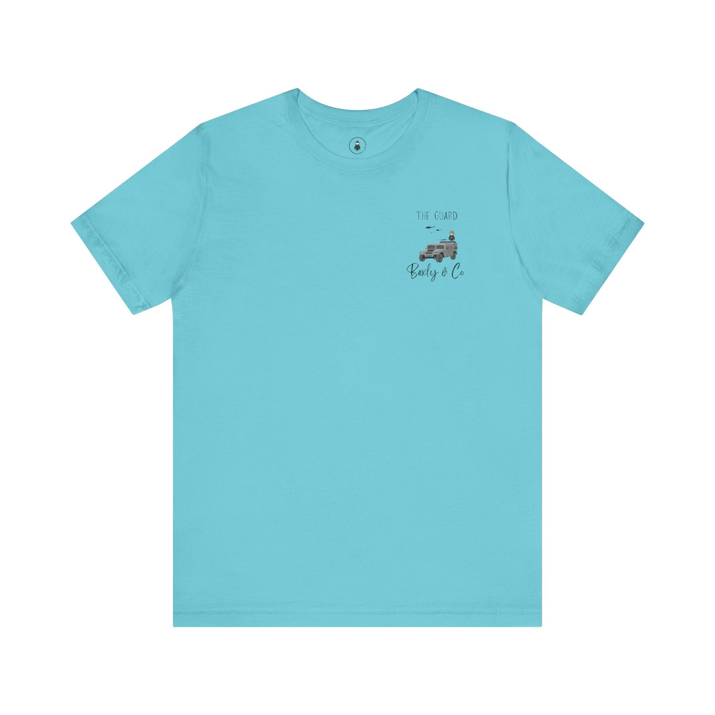 Unisex Short Sleeve Tee - The Guard Design for Adventure Lovers