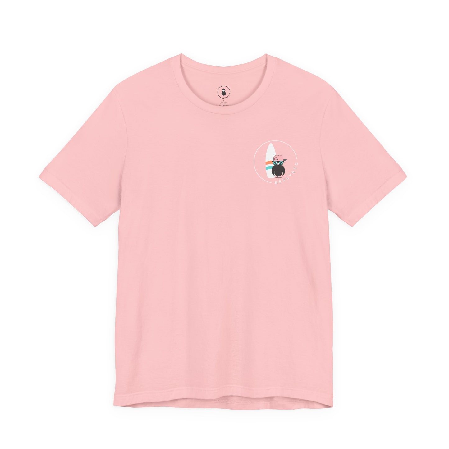 Unisex Stylish Tee- Surfer White Board