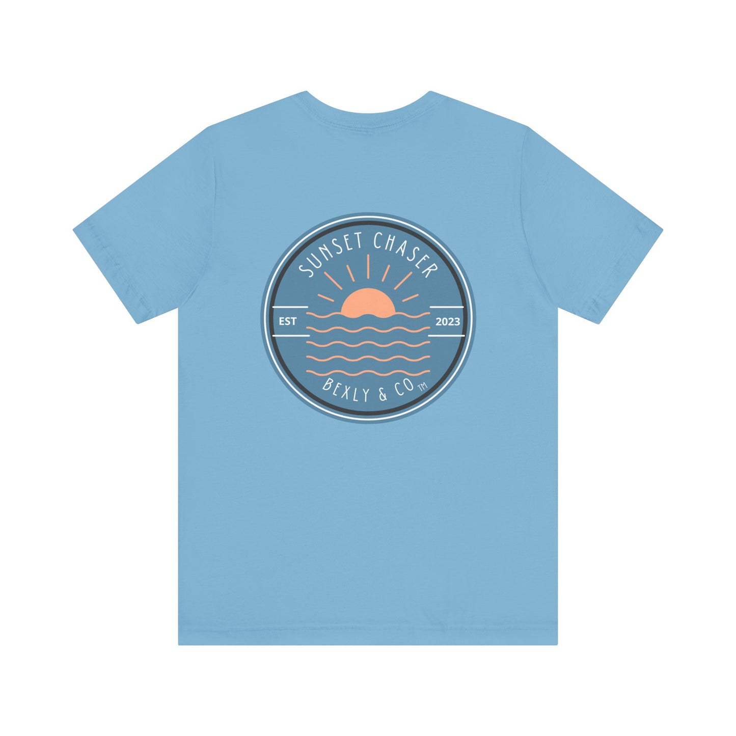 Coastal Sunset Tee, Beachwear, Summer Shirt, Vacation Top, Casual Outfit, Gift for Him/Her