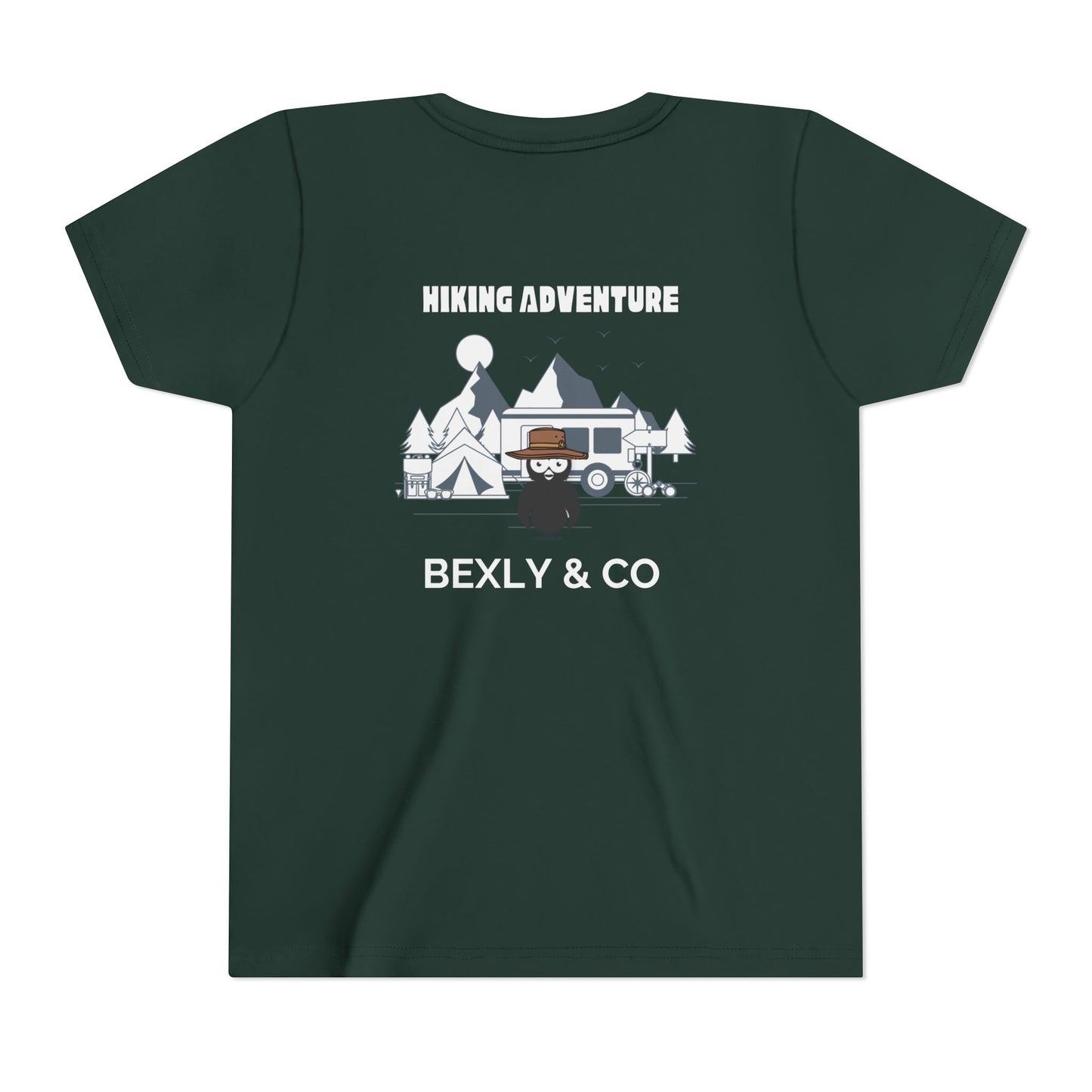 Hiking Adventure Youth Short Sleeve Tee - Fun Outdoor Vibes for Young Explorers