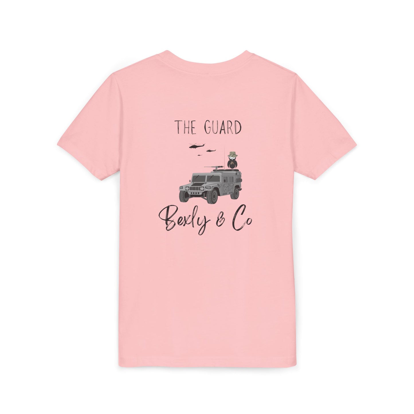 Adventure-Themed Youth Short Sleeve Tee - 'The Guard' Design