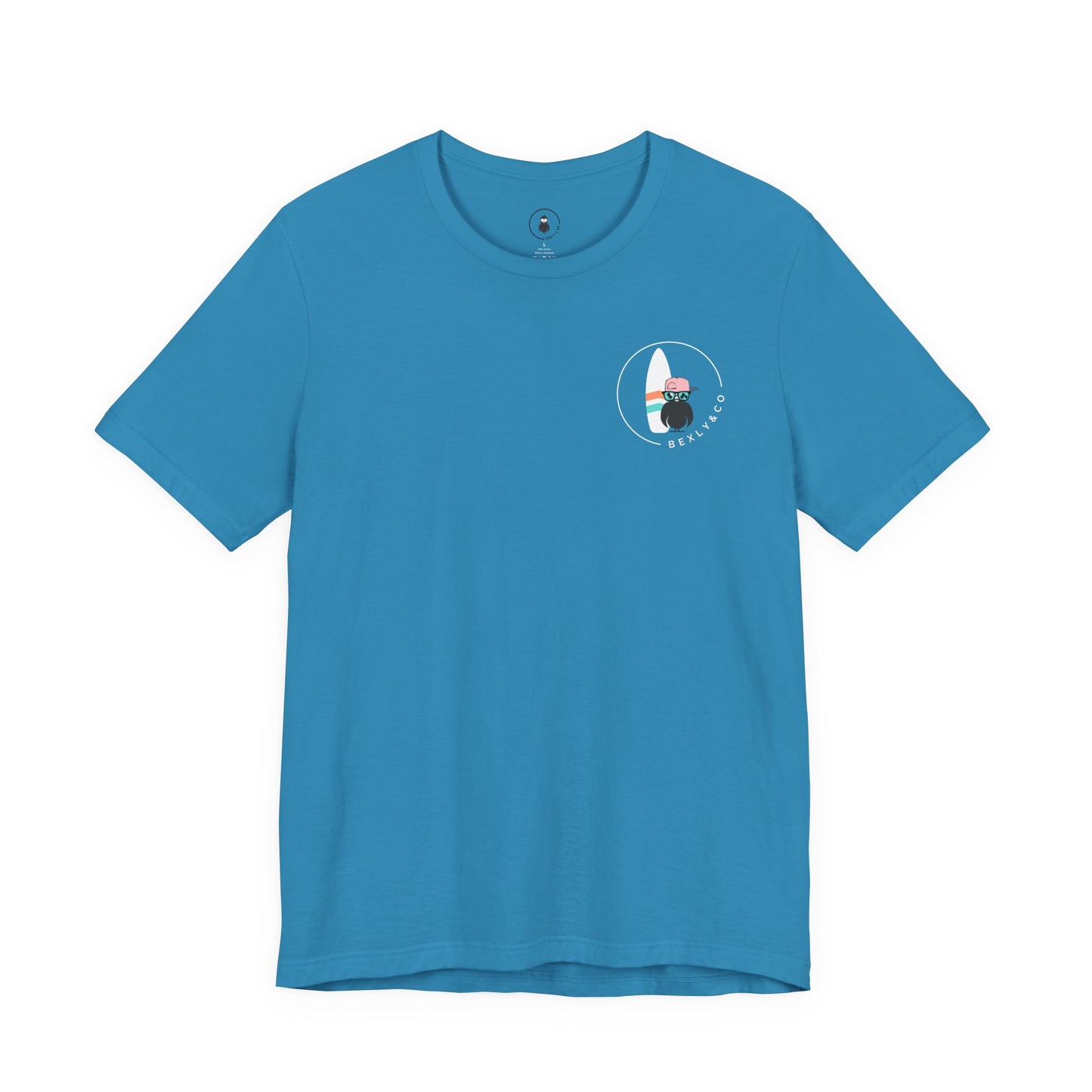 Unisex Stylish Tee- Surfer White Board