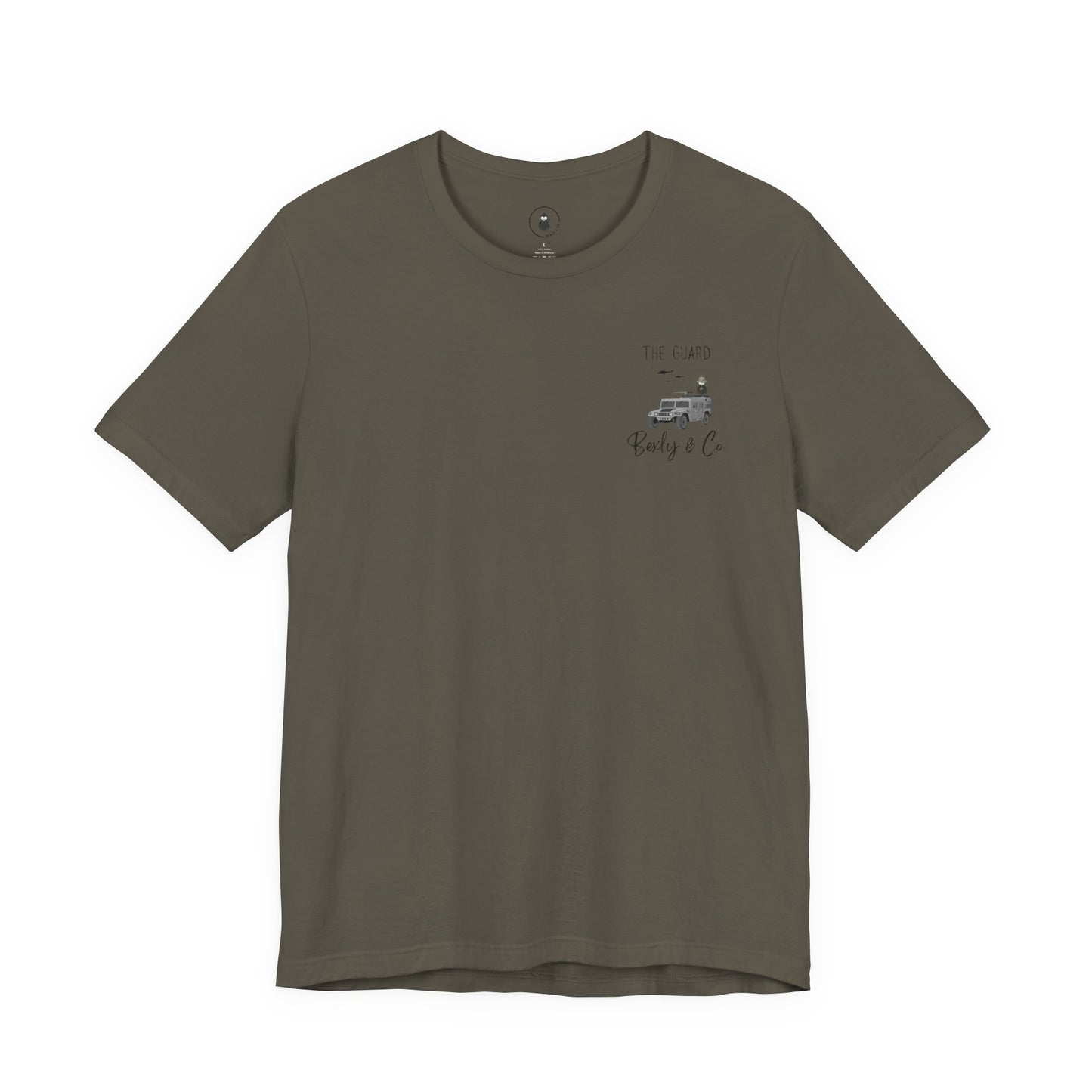 Unisex Short Sleeve Tee - The Guard Design for Adventure Lovers