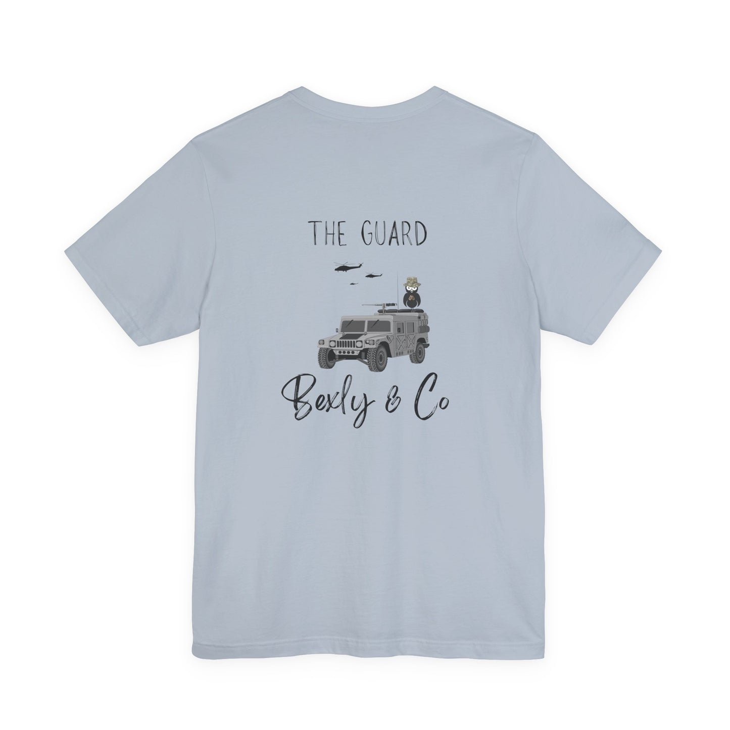 Unisex Short Sleeve Tee - The Guard Design for Adventure Lovers