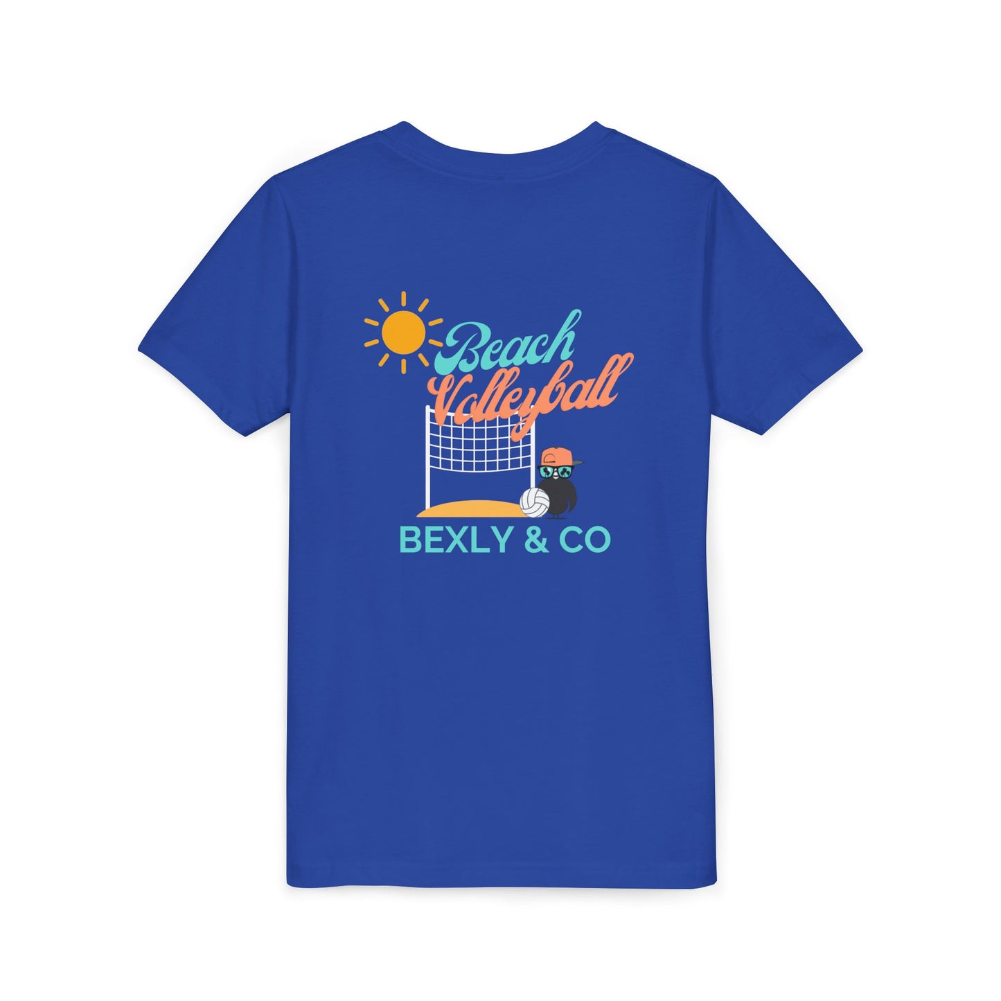 Youth Beach Volleyball Tee - Fun Summer Vibes for Kids
