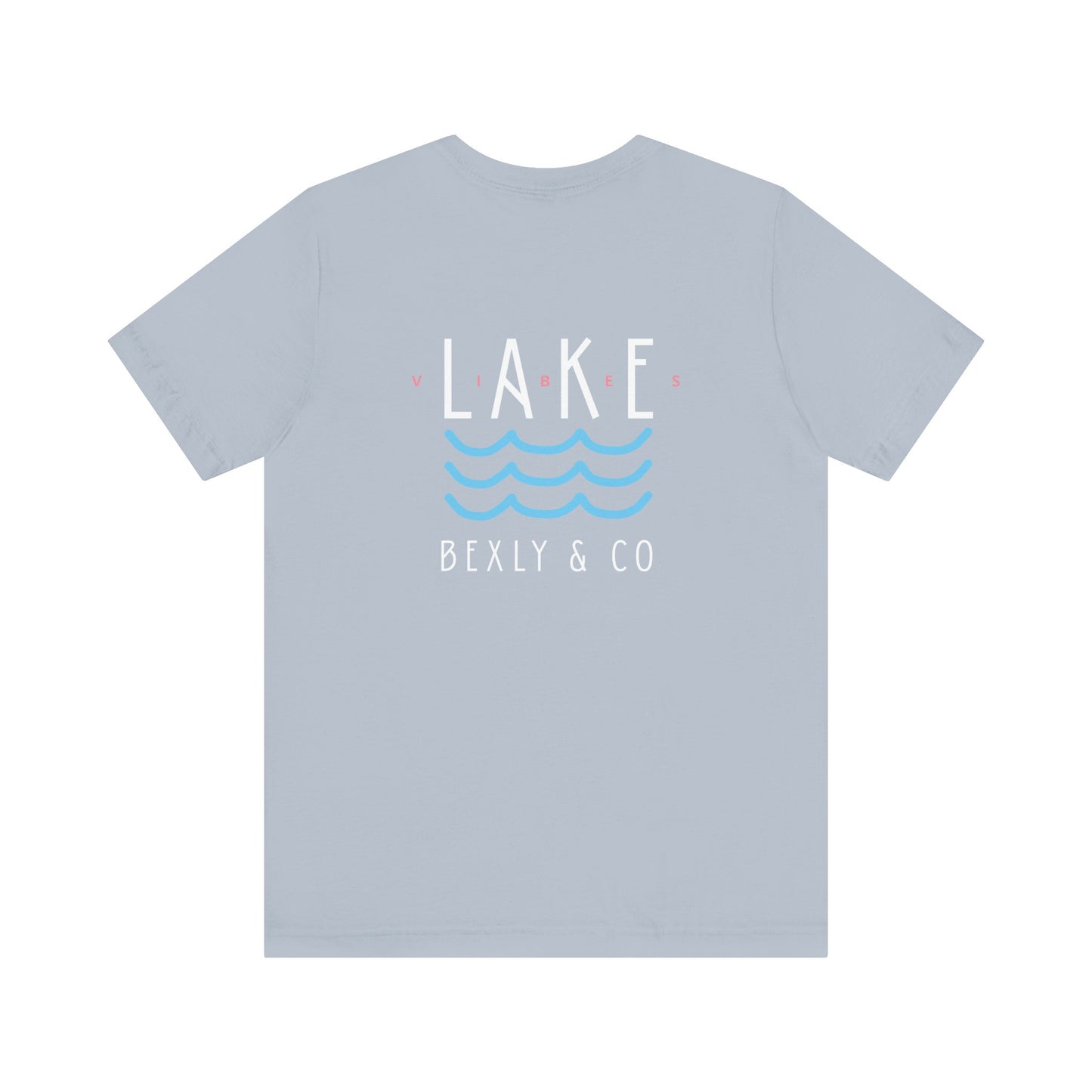 Lake Waves Unisex Tee - Perfect for Lake Days, Casual Outfits, Gifts, Summer Vacations, Coastal Vibes