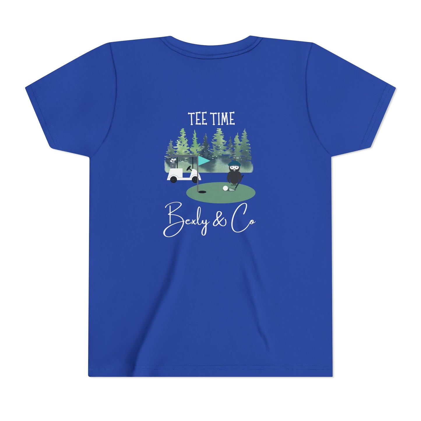 Youth Golf Cart Tee - Fun Short Sleeve T-Shirt for Kids