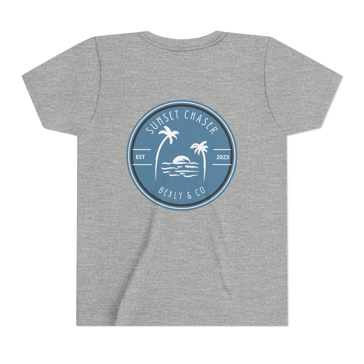 Sunset Chaser Youth Tee, Fun Summer Shirt, Kids Beachwear, Adventure Apparel, Perfect Gift for Little Explorers